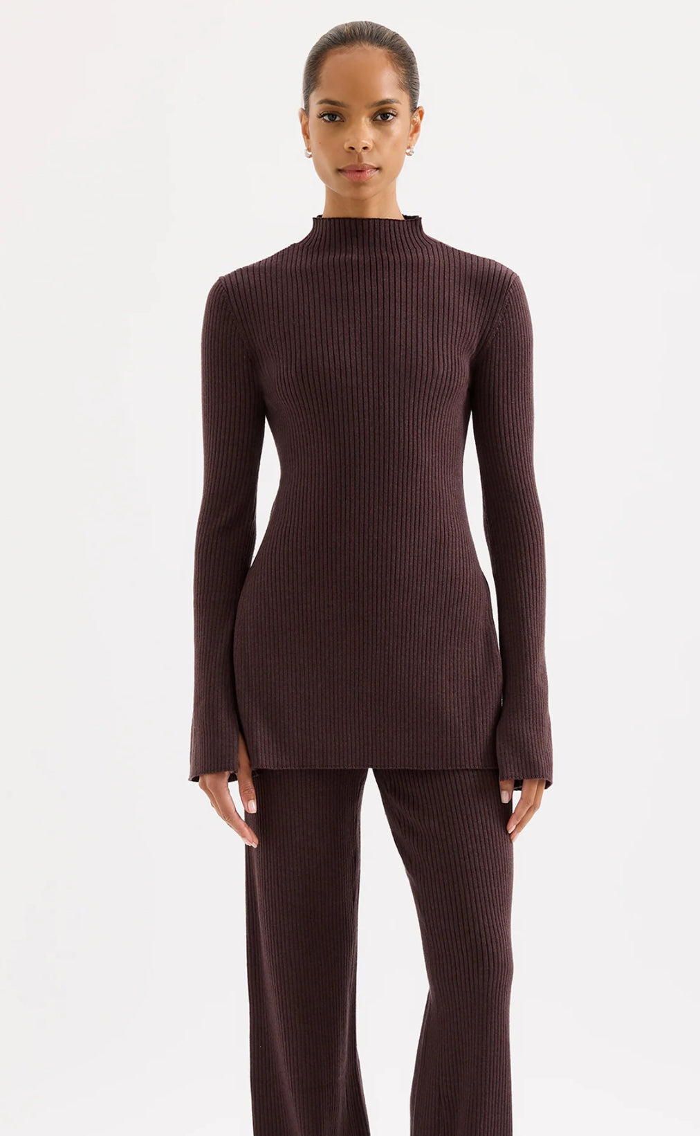 NUDE LUCY MALO TUNIC CHOCOLATE