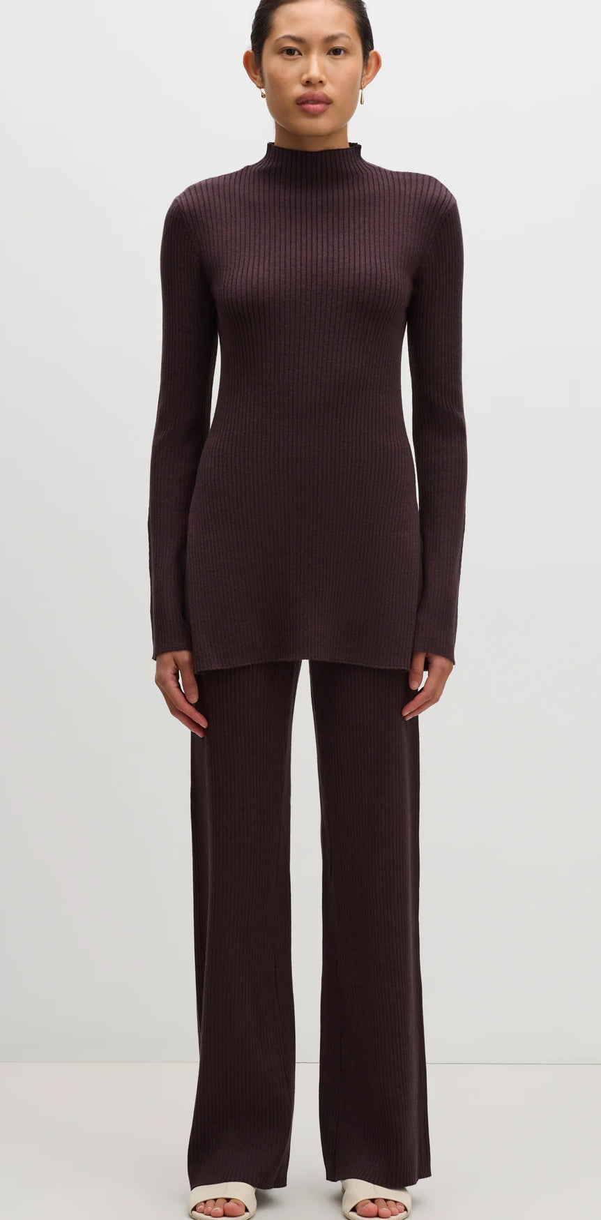 NUDE LUCY MALO TUNIC PANTS - CHOCOLATE