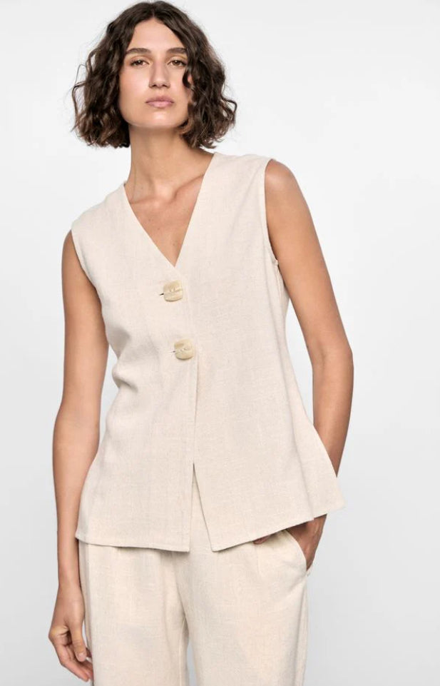 STAPLE THE LABEL PIPERE TUNIC VEST