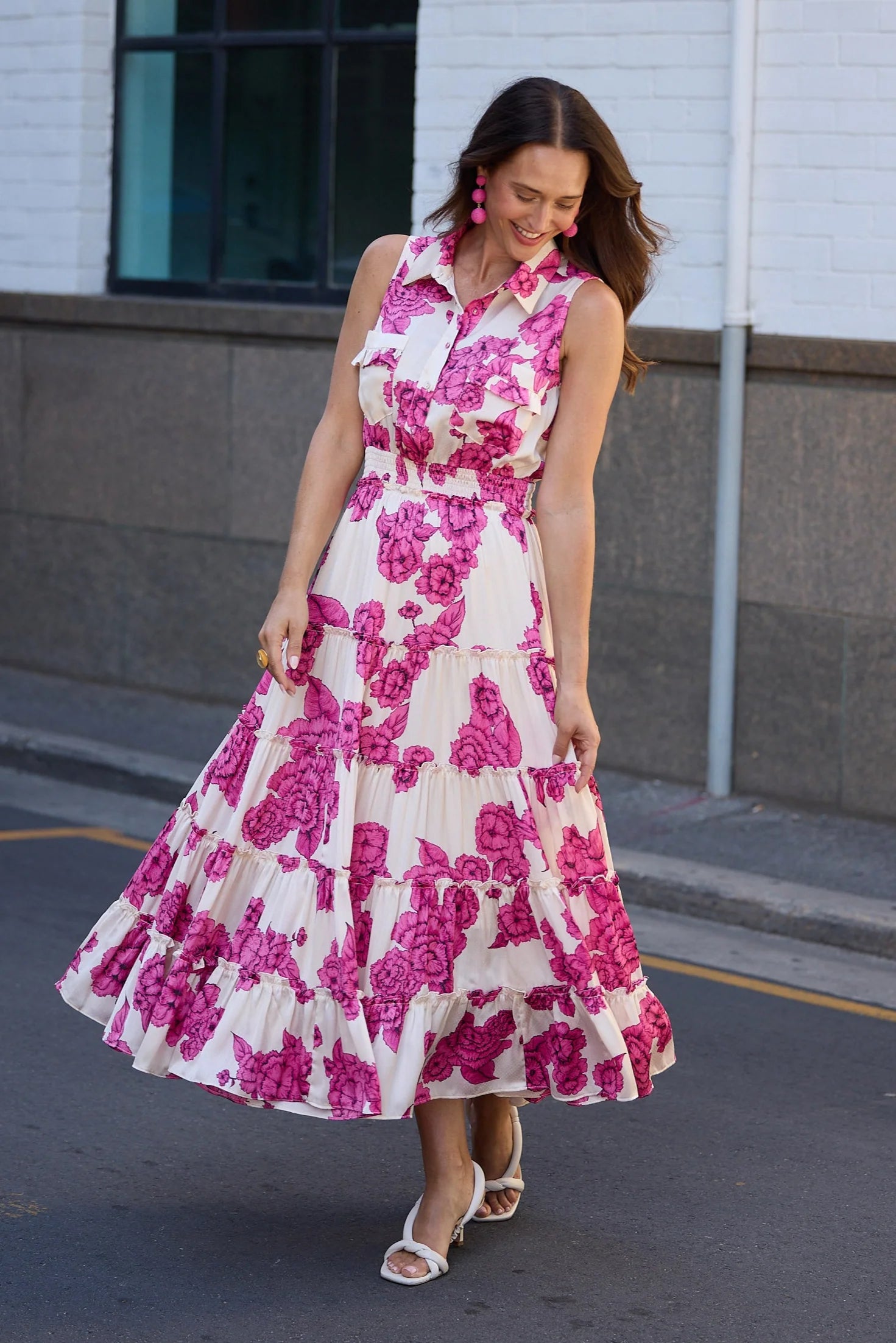 BRAVE AND TRUE LIDO SLEEVLESS DRESS