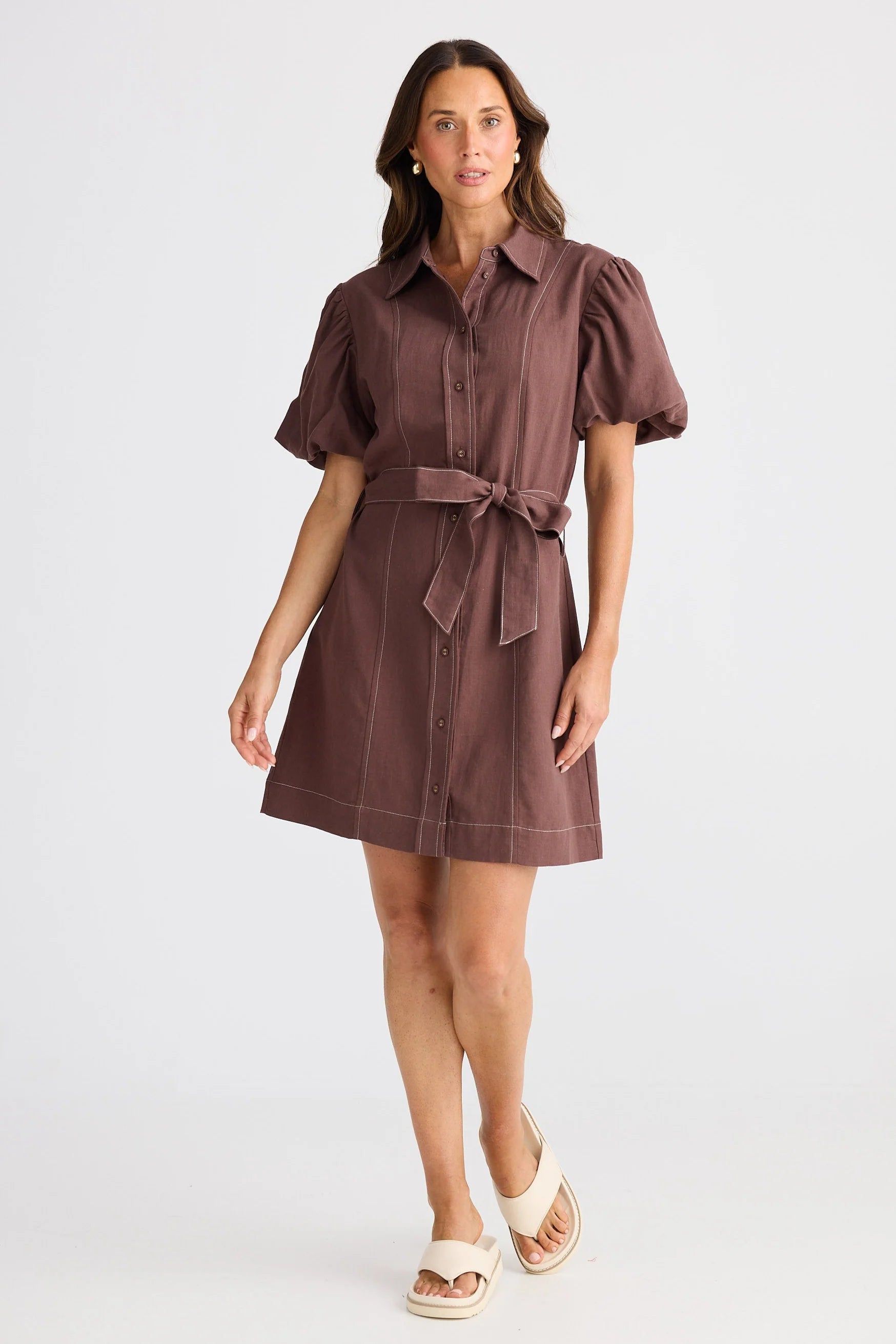 BRAVE AND TRUE LENNY DRESS