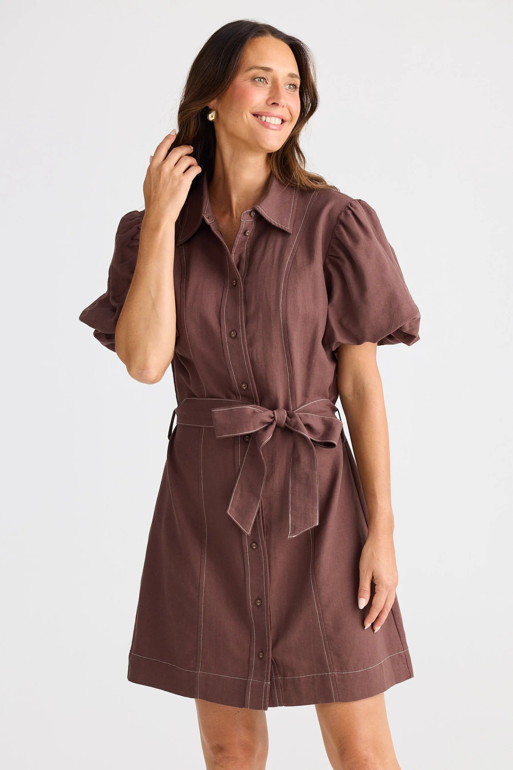 BRAVE AND TRUE LENNY DRESS