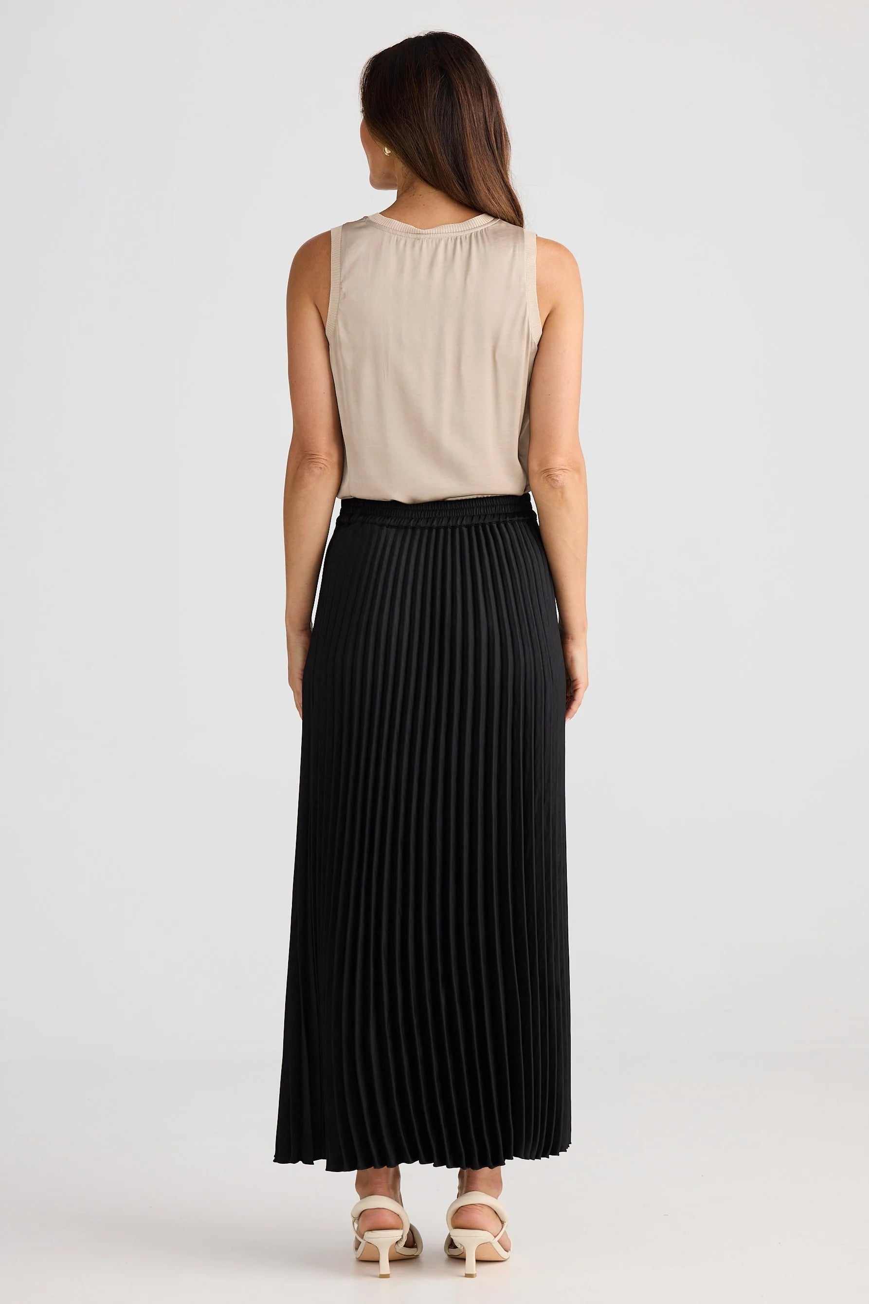 BRAVE AND TRUE ALIAS PLEATED SKIRT