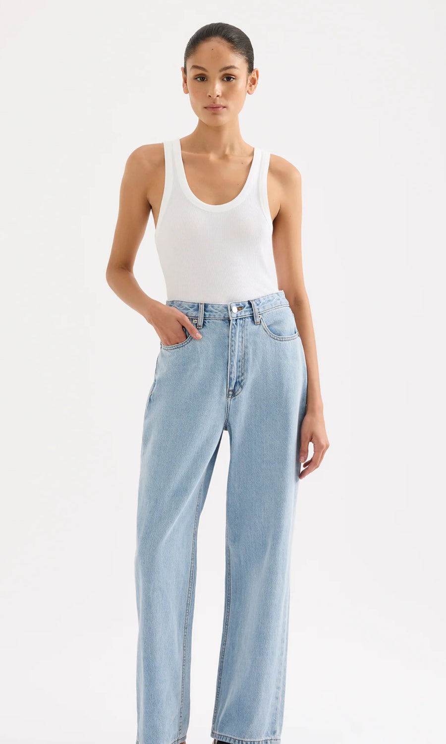 NUDE LUCY 90S BLUE WASHED JEAN