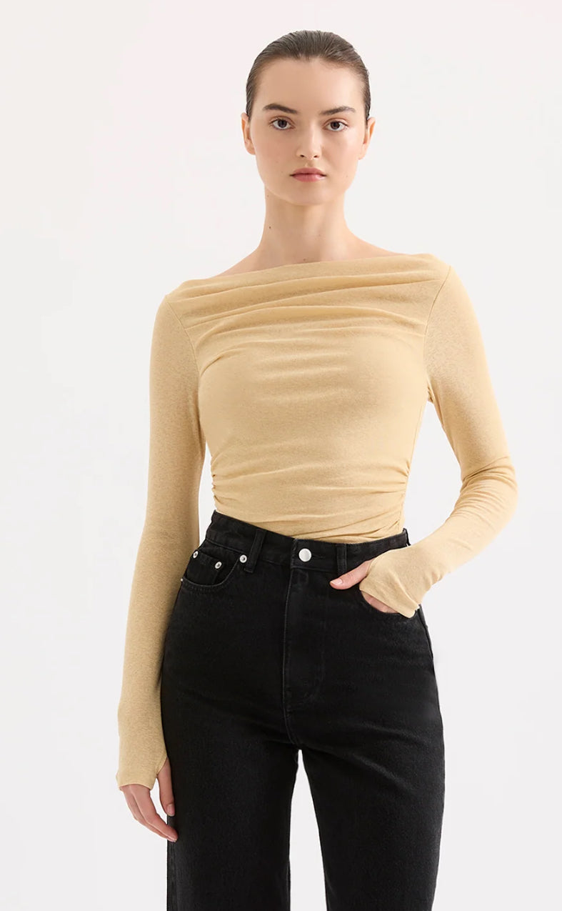 NUDE LUCY ZIEL OFF SHOULDER TOP