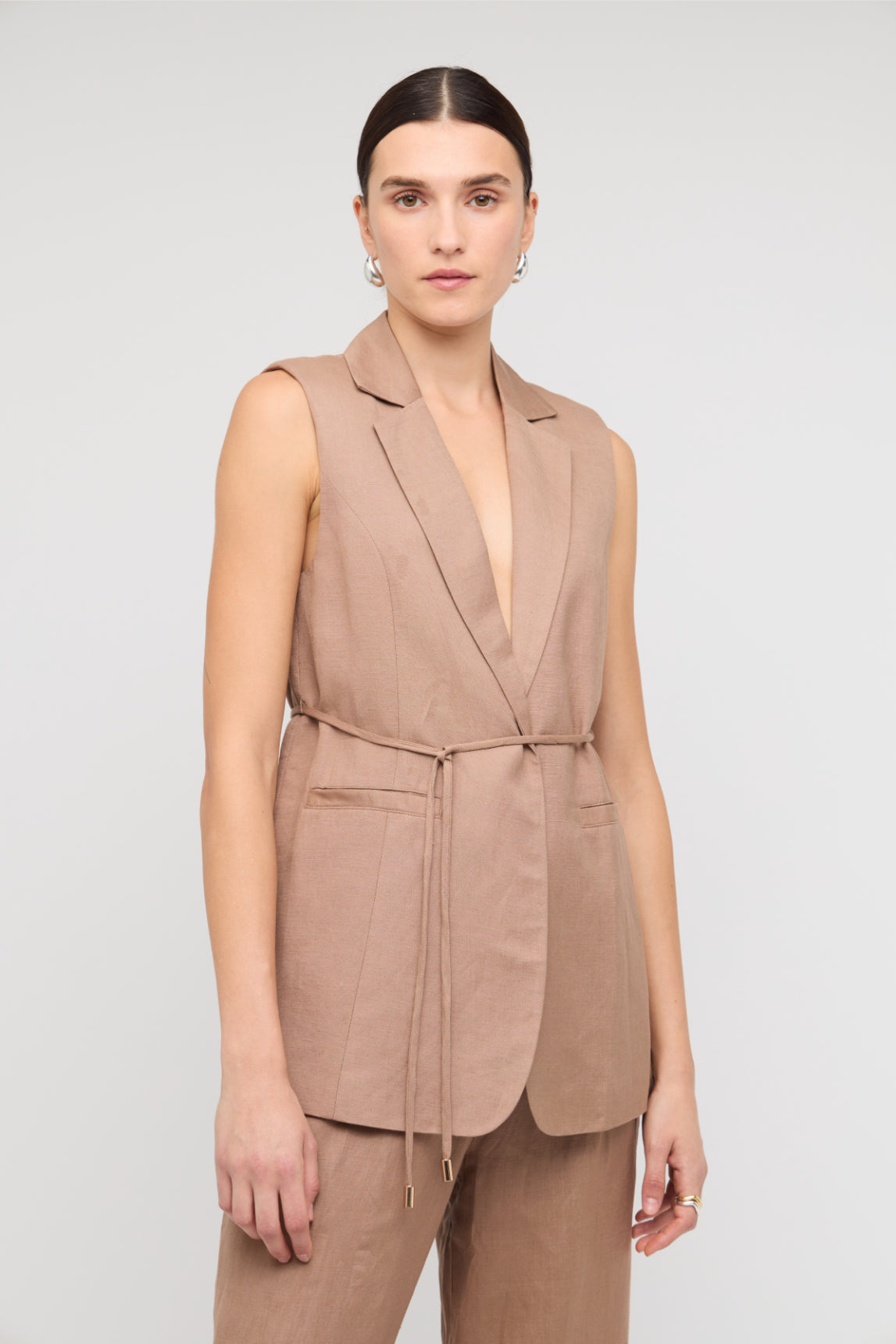 STAPLE ALCHEMY TIE WAIST VEST