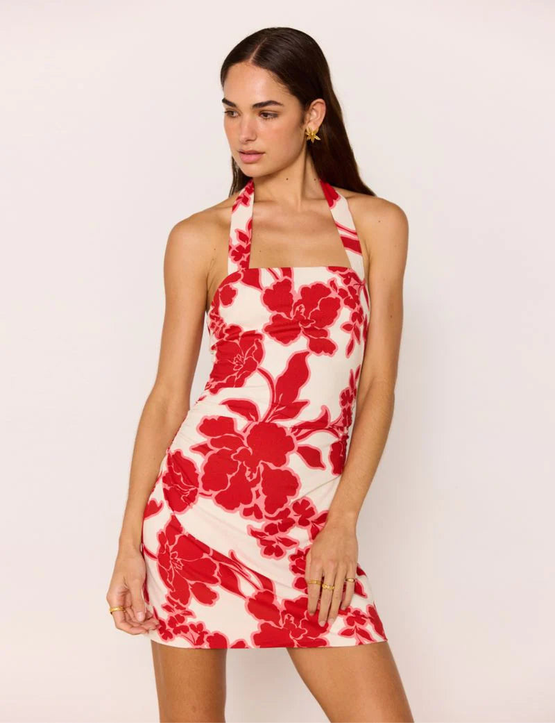 MINK PINK ROSELA HALTER  MINI