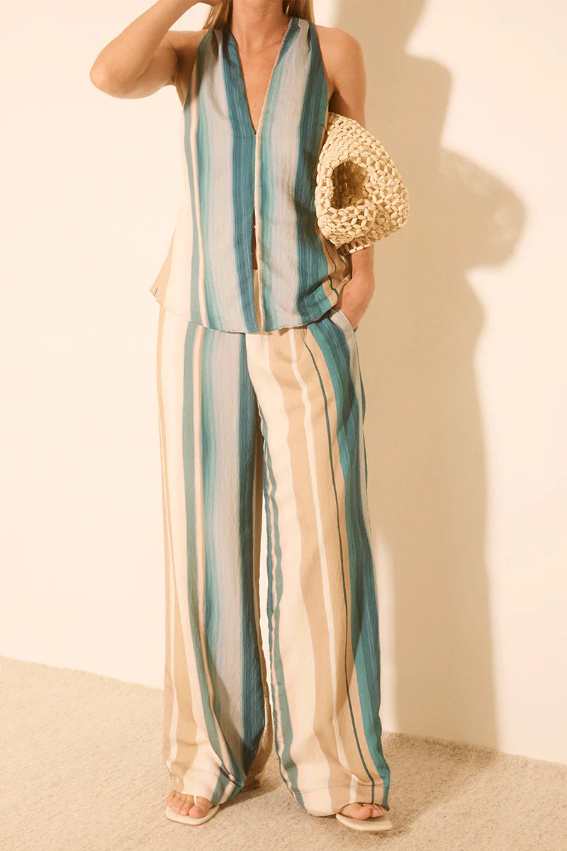 MON RENN MIRAGE STRIPE VEST