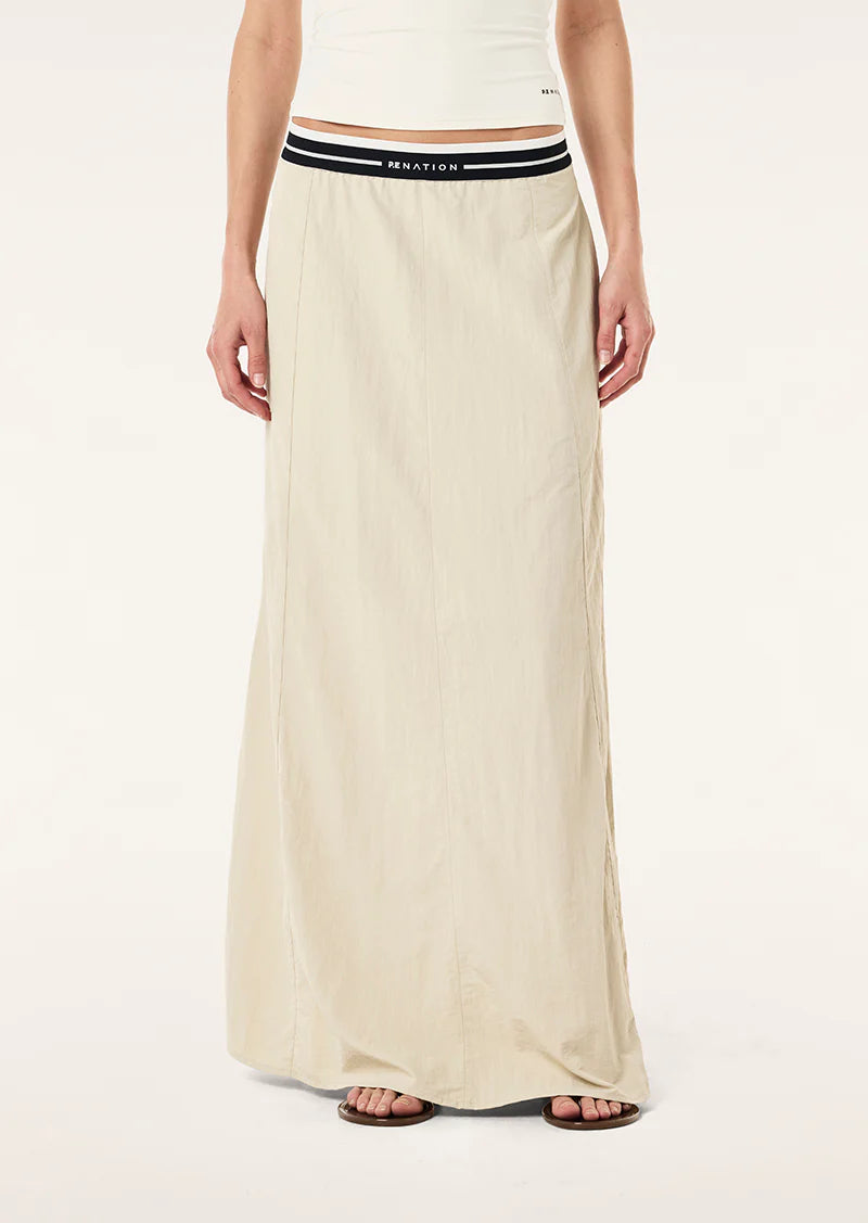 P.E NATION AVANT SKIRT OATMEAL