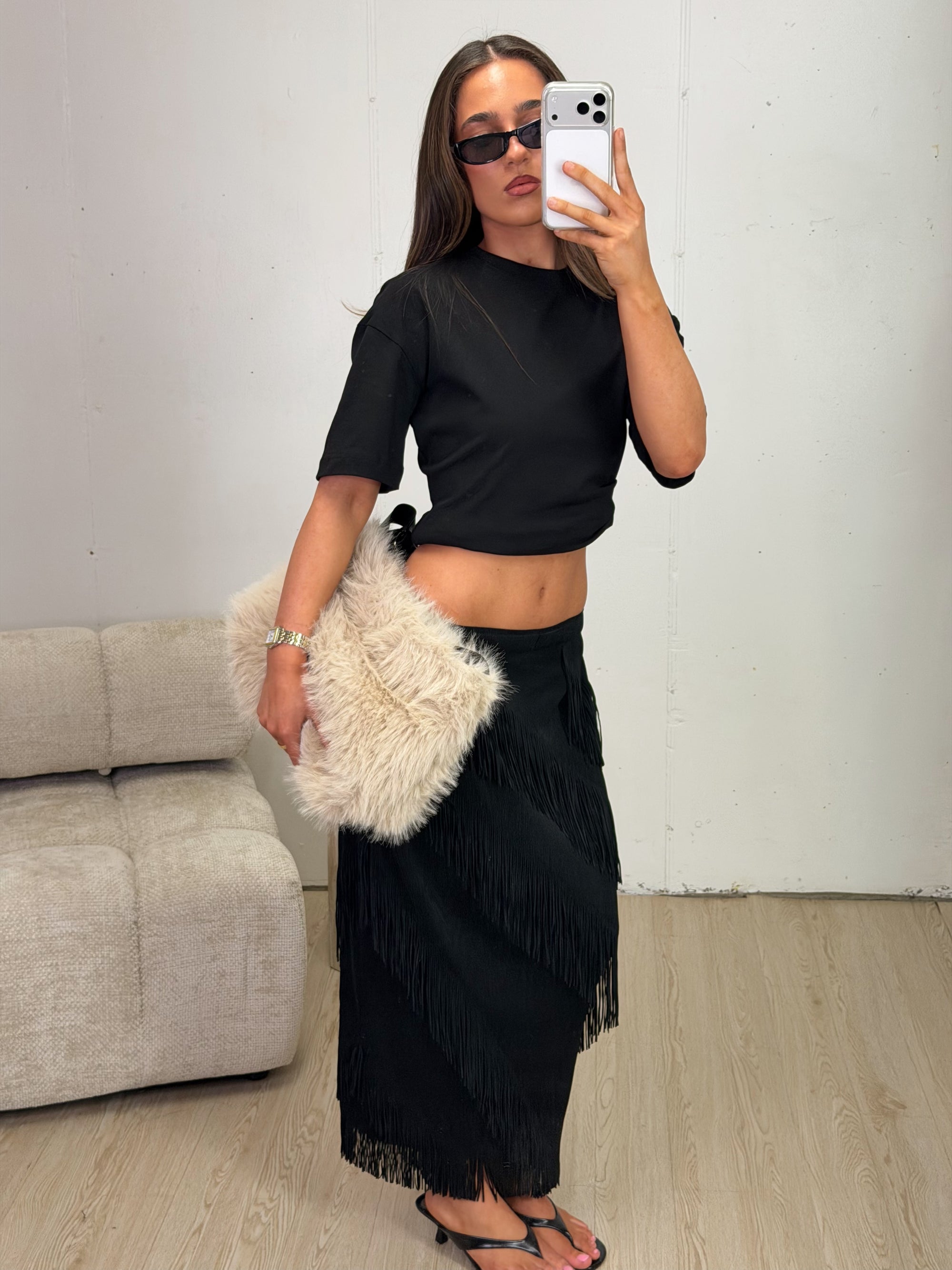TASSLE SKIRT