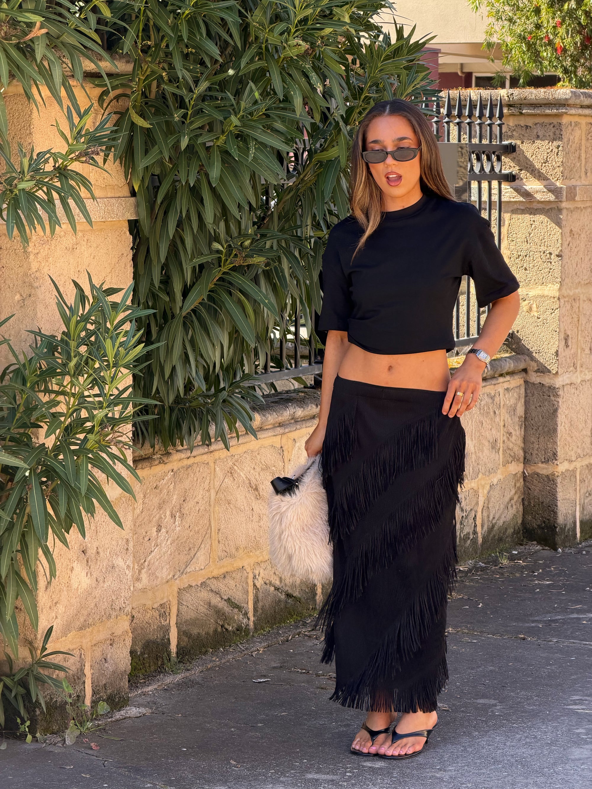 TASSLE SKIRT