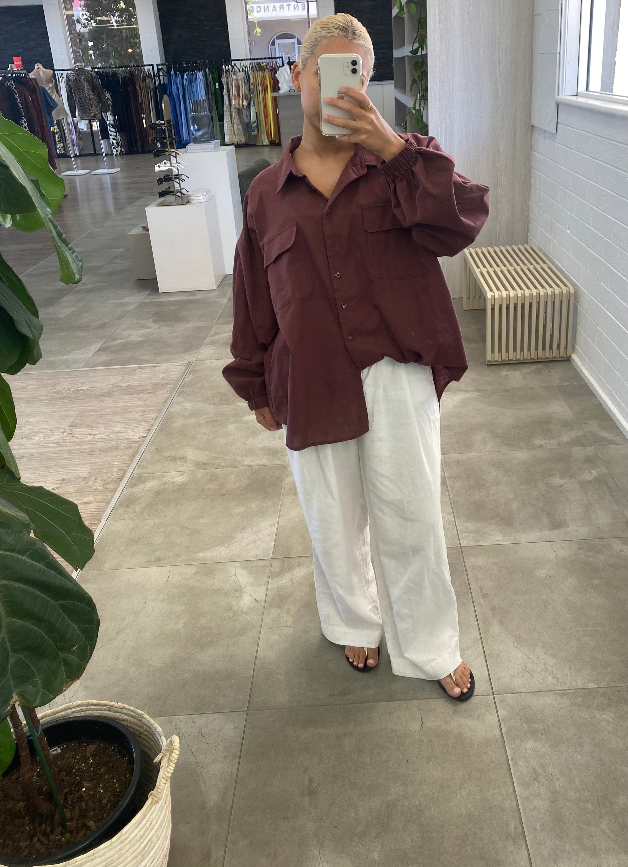 LEVI CHOCOLATE BROWN SHIRT