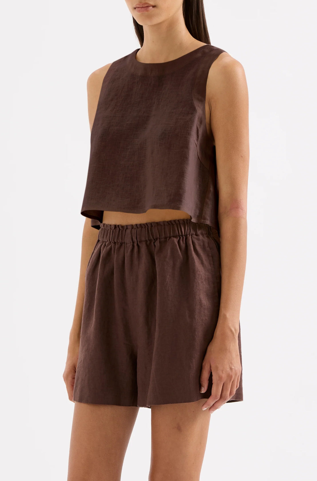 NUDE LUCY SIAN LINEN TOP