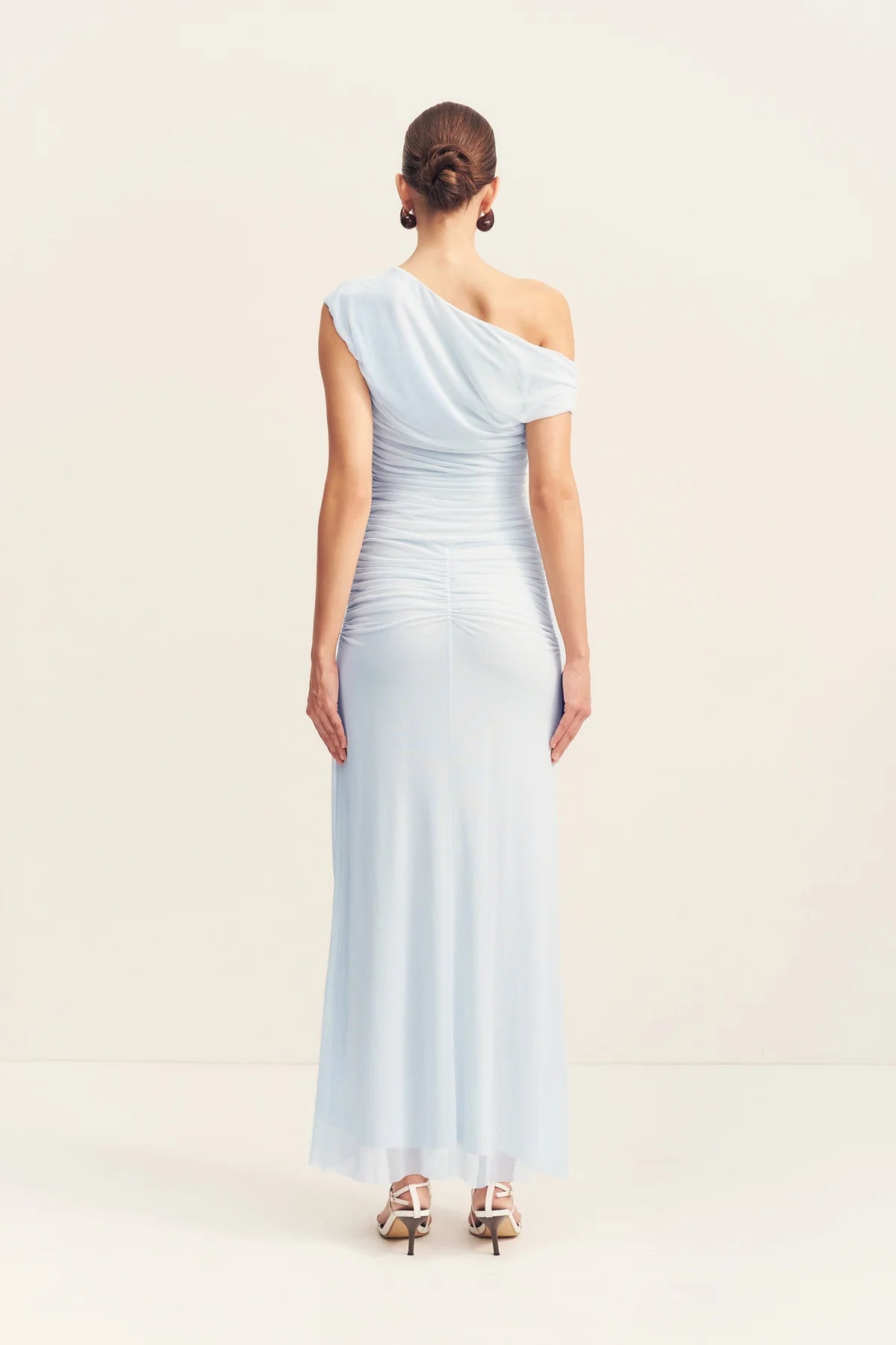 SHONA JOY MIRA OFF SHOULDER MAXI DRESS