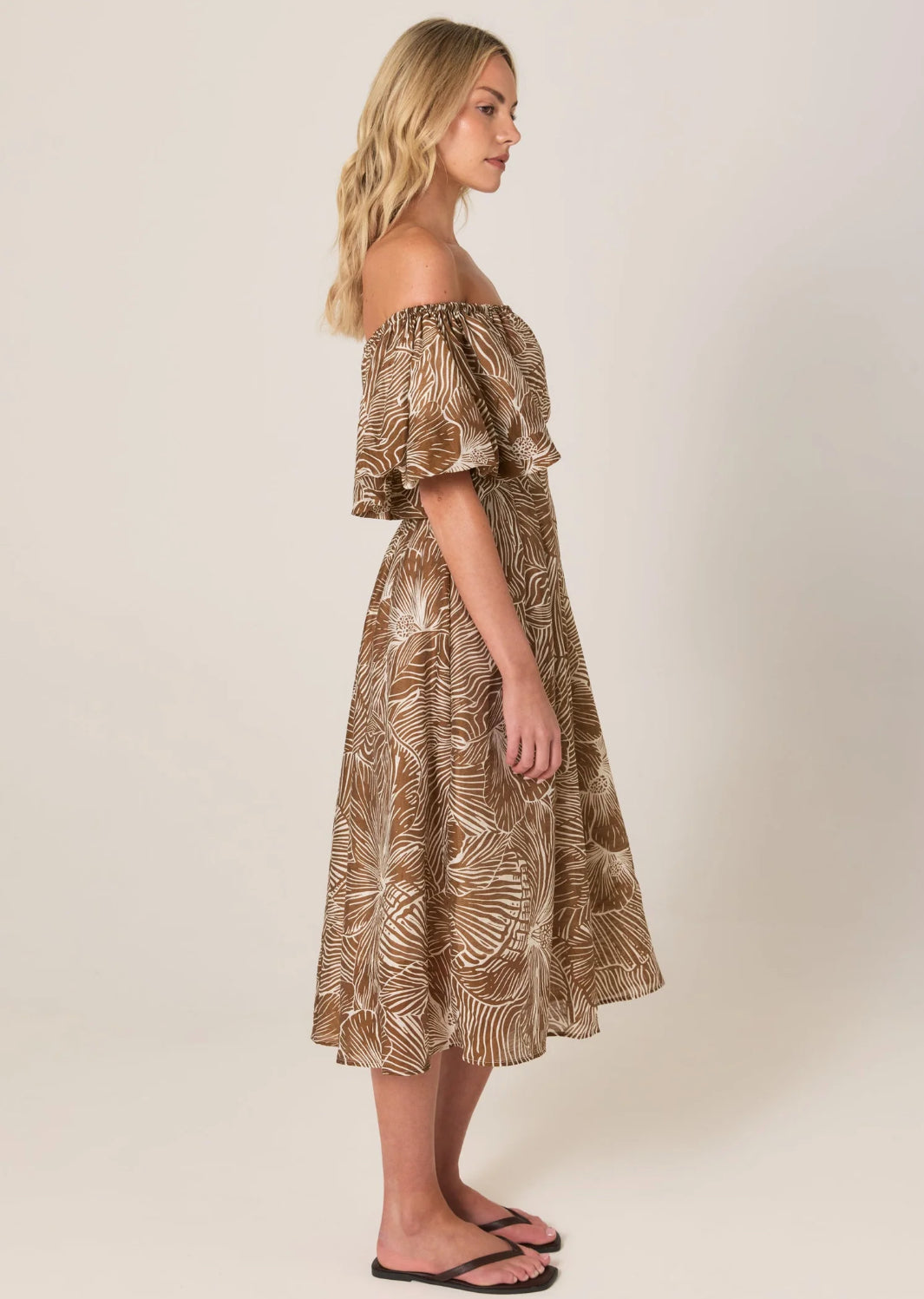 FATE & BECKER TALLULAH OFF-SHOULDER DRESS