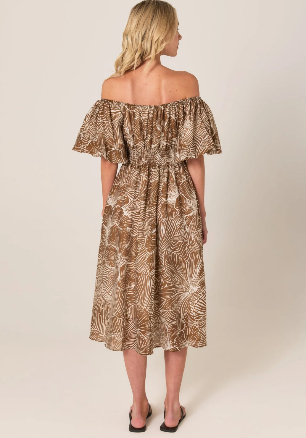 FATE & BECKER TALLULAH OFF-SHOULDER DRESS