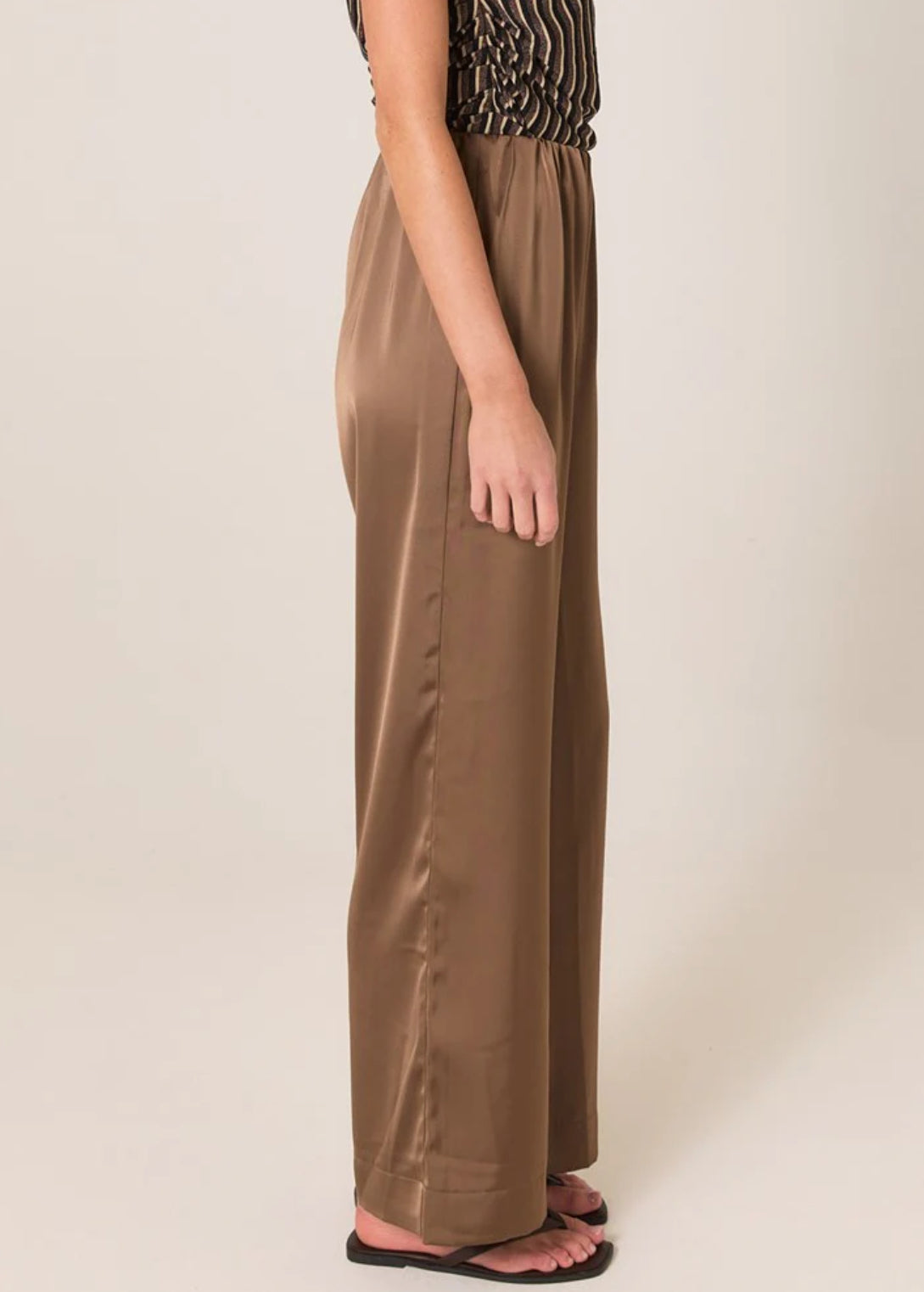 FATE & BECKER DAHLIA SATIN PANTS
