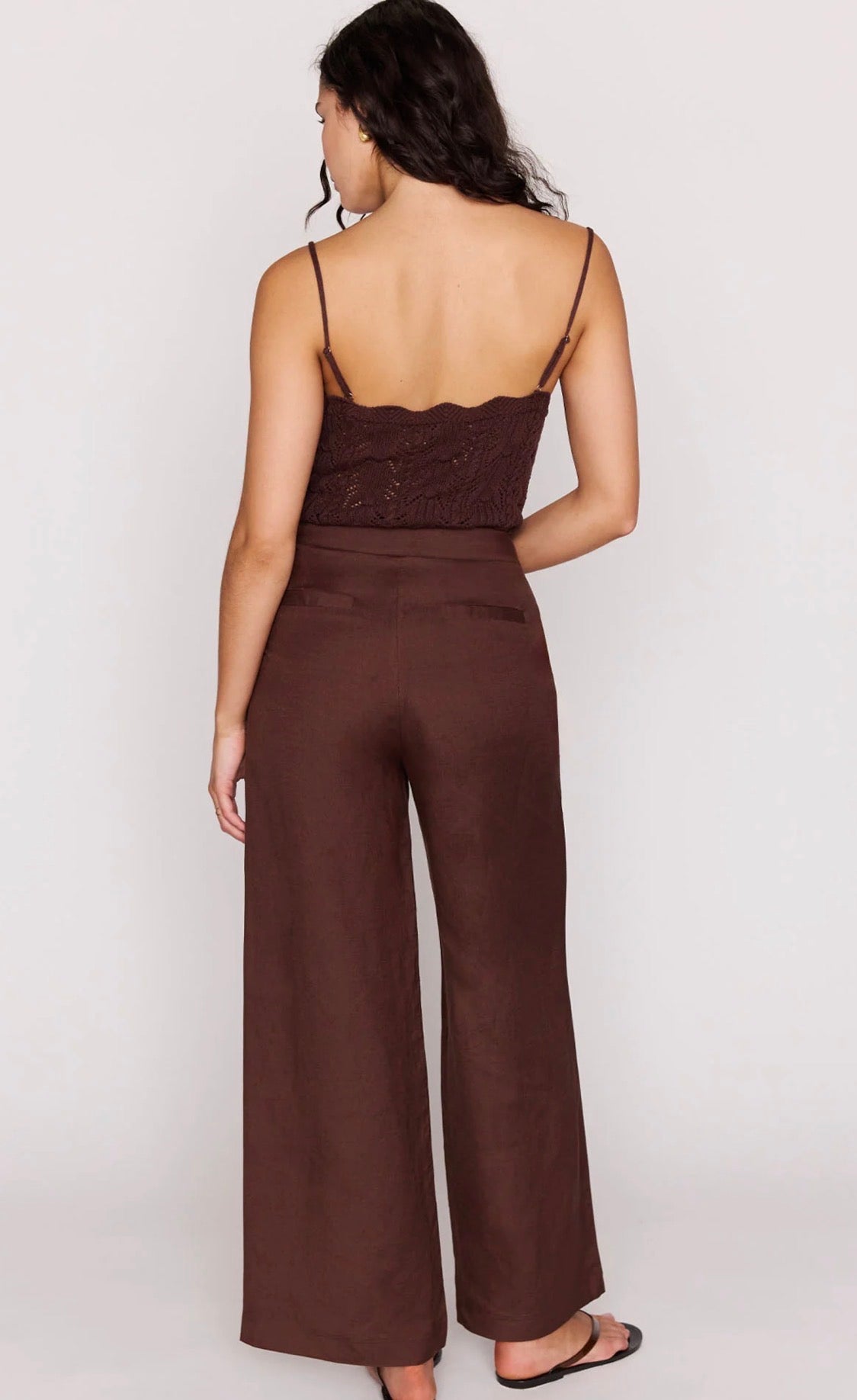 MINKPINK SIENNA POINTELLE KNIT CAMI