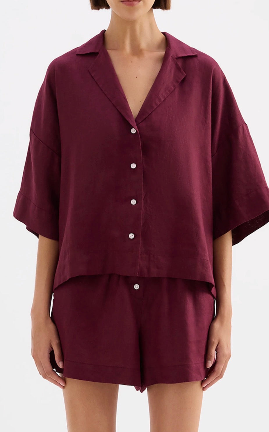 NUDE LUCY LOUNGE LINEN SHIRT