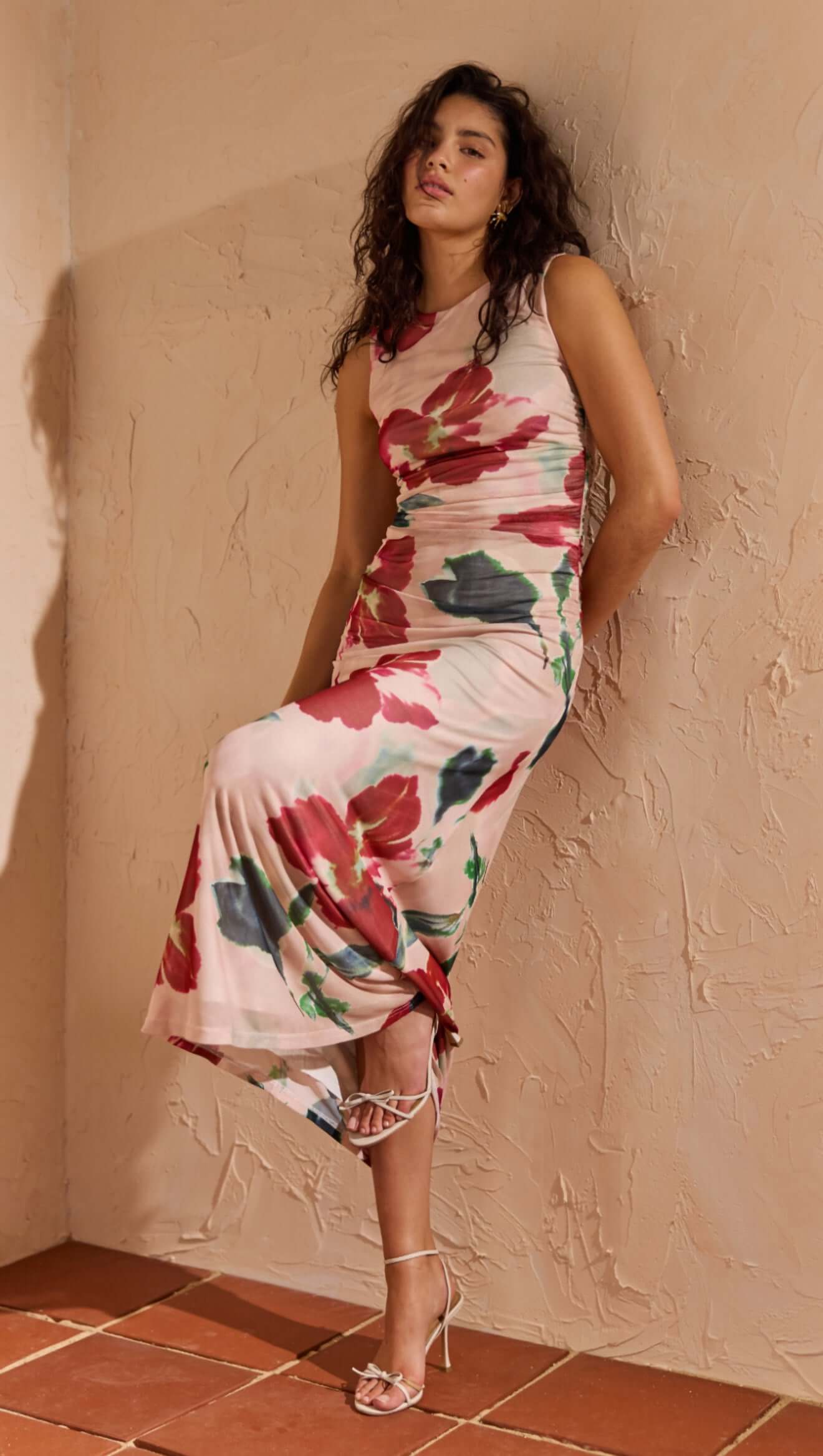 MINKPINK ARABELLA MESH MAXI DRESS