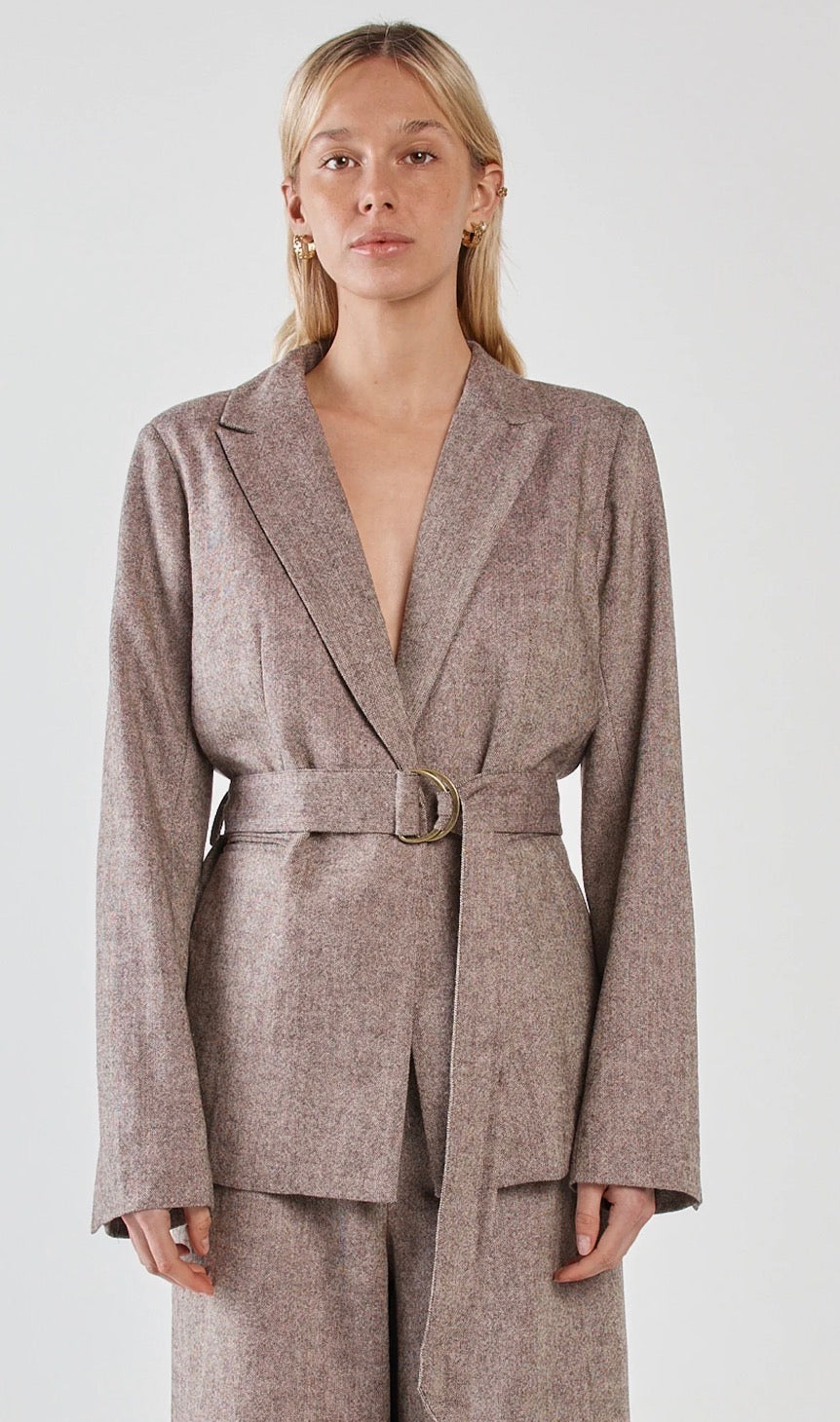 SASS THALIA BELTED BLAZER