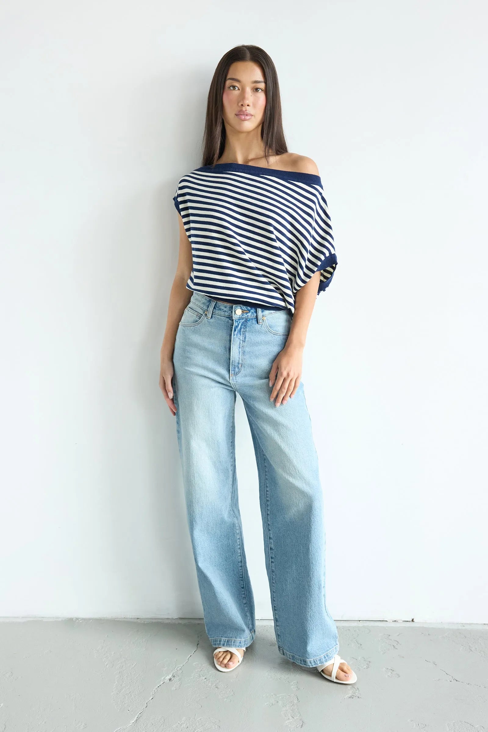 A BRAND JODY JEANS - 94 HIGH & WIDE - JODY BLUE