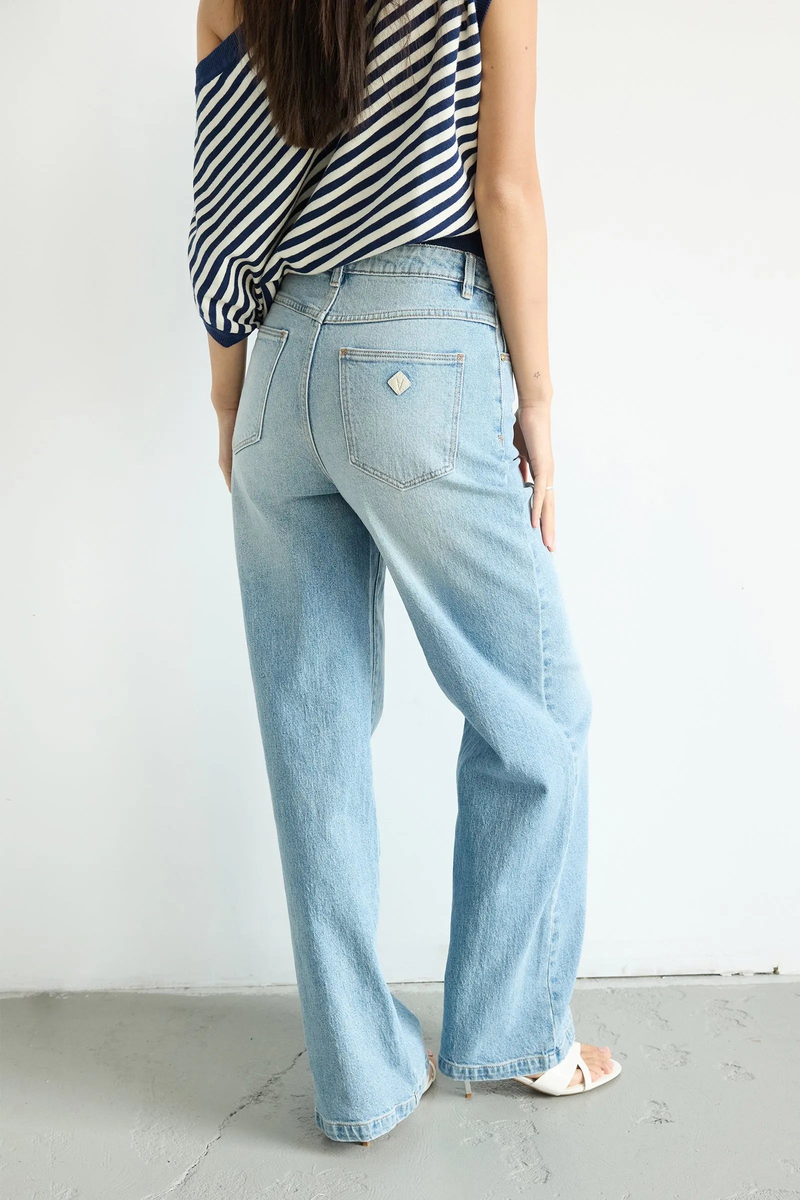 A BRAND JODY JEANS - 94 HIGH & WIDE - JODY BLUE