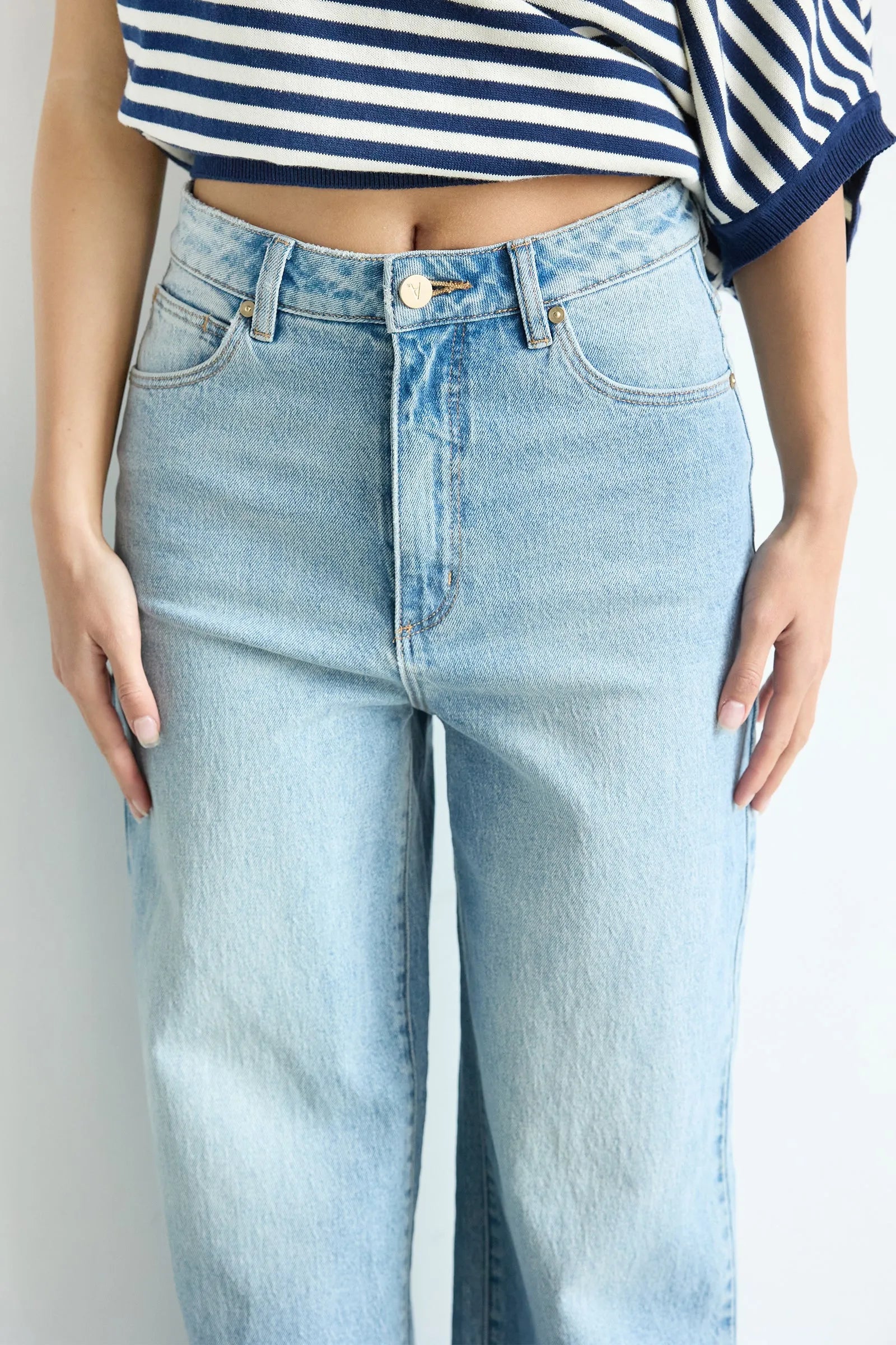 A BRAND JODY JEANS - 94 HIGH & WIDE - JODY BLUE