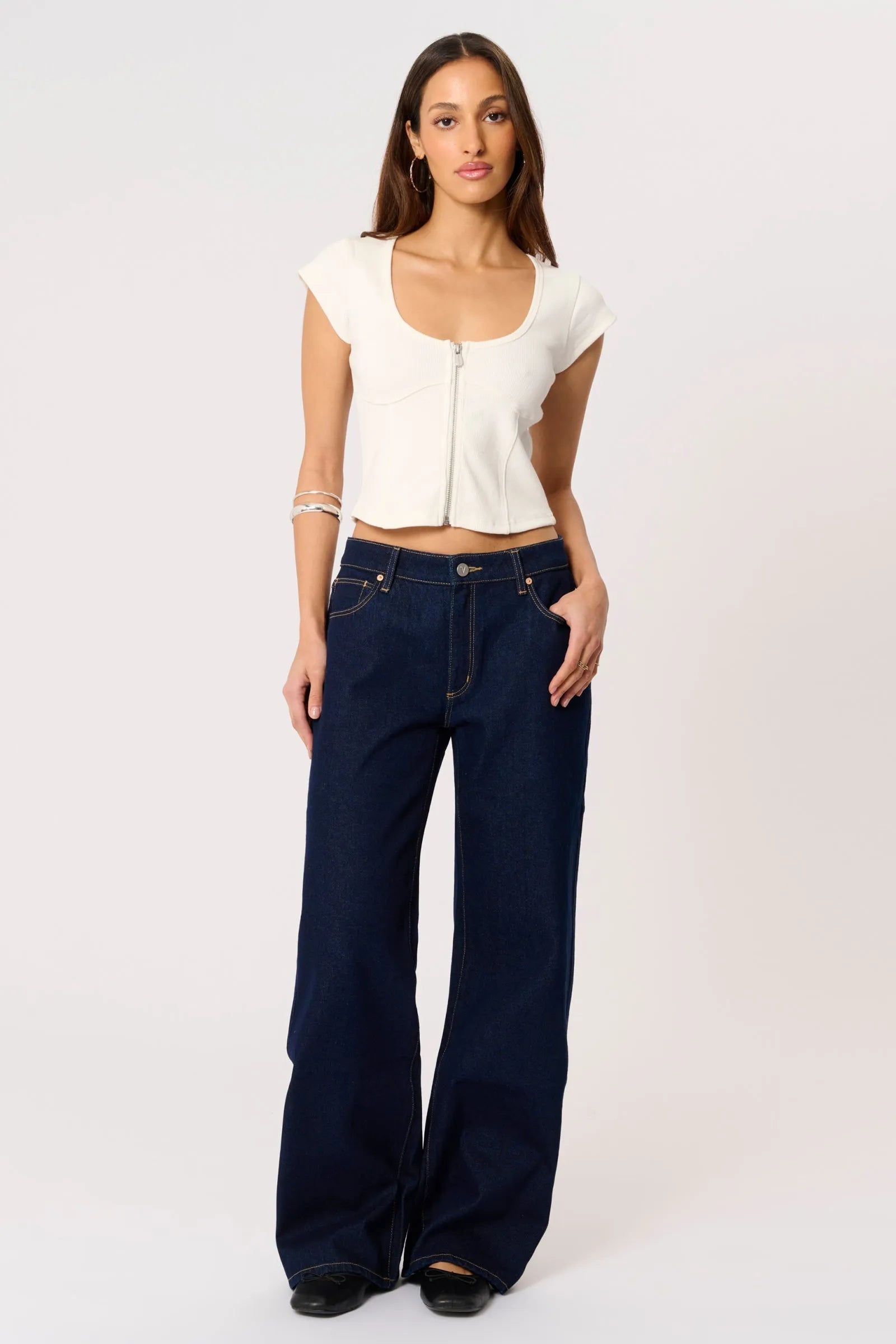 A BRAND 95 BAGGY JEANS - RINSE RECYCLE