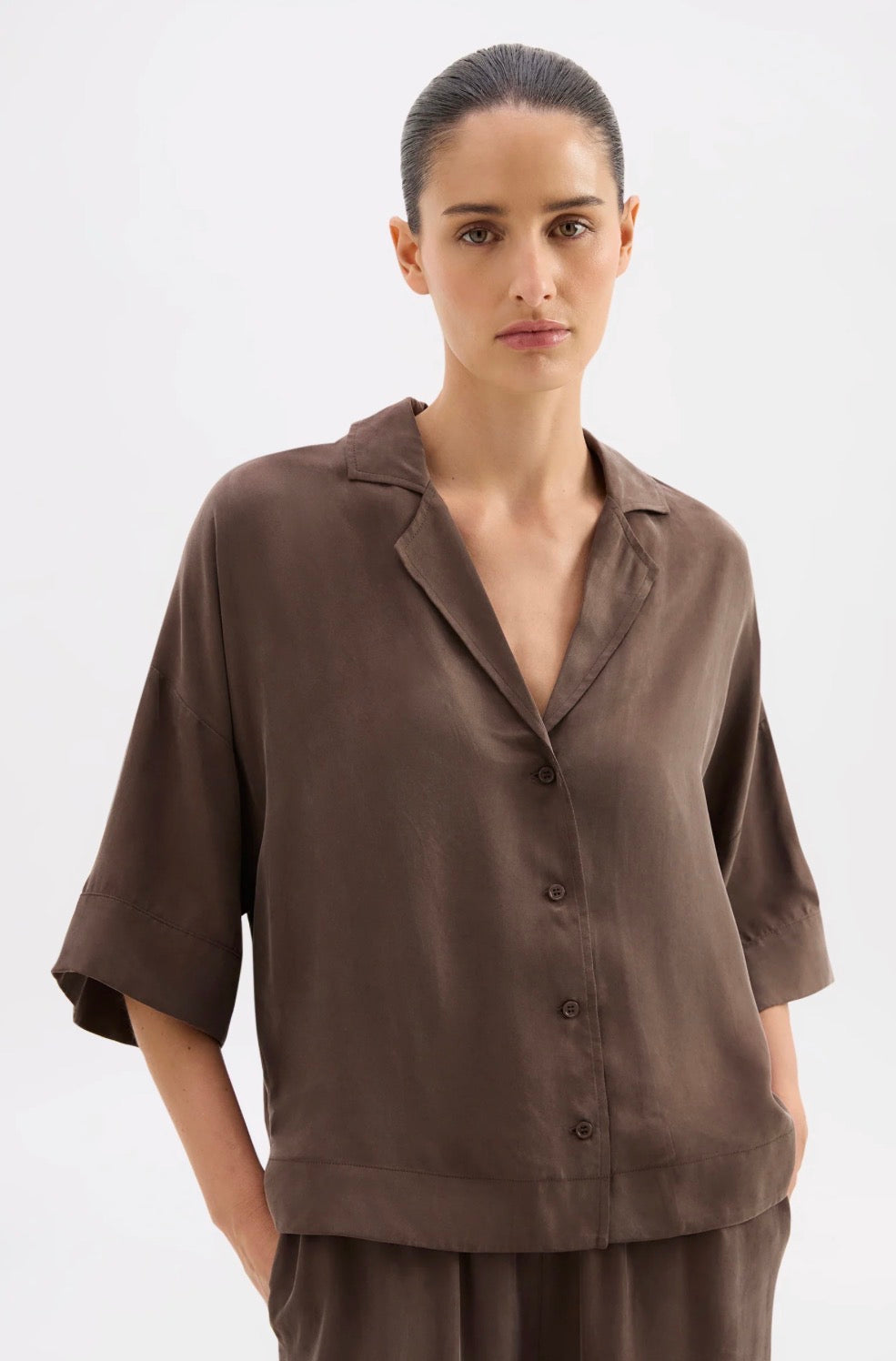 NUDE LUCY RIKA CUPRO SHIRT