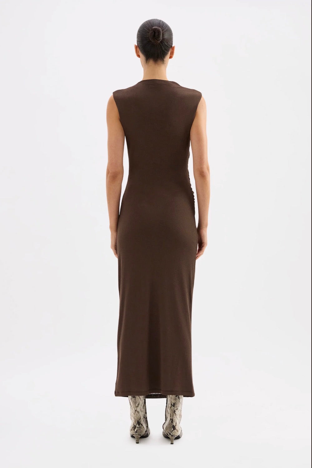 nude mesh maxi dress NUDE LUCY SARA MESH MAXI DRESS