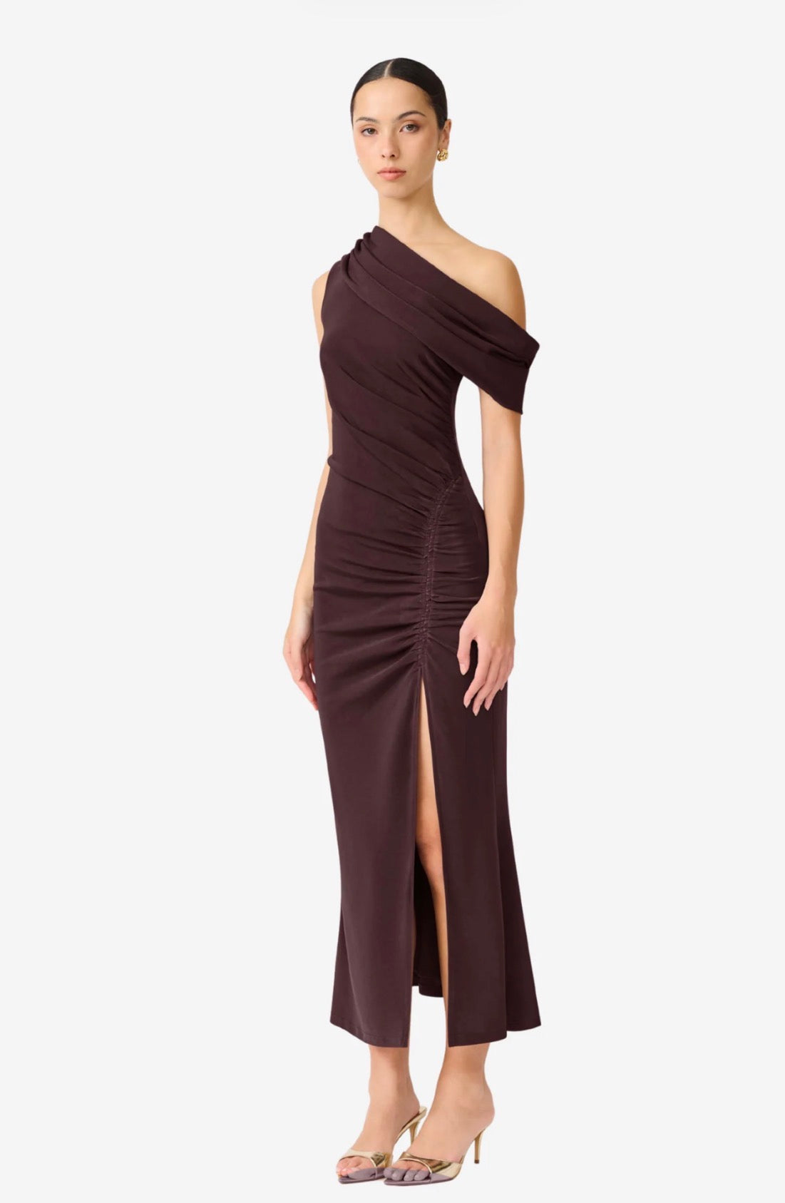 ELLIATT SIMONE ONE SHOULDER MAXI DRESS