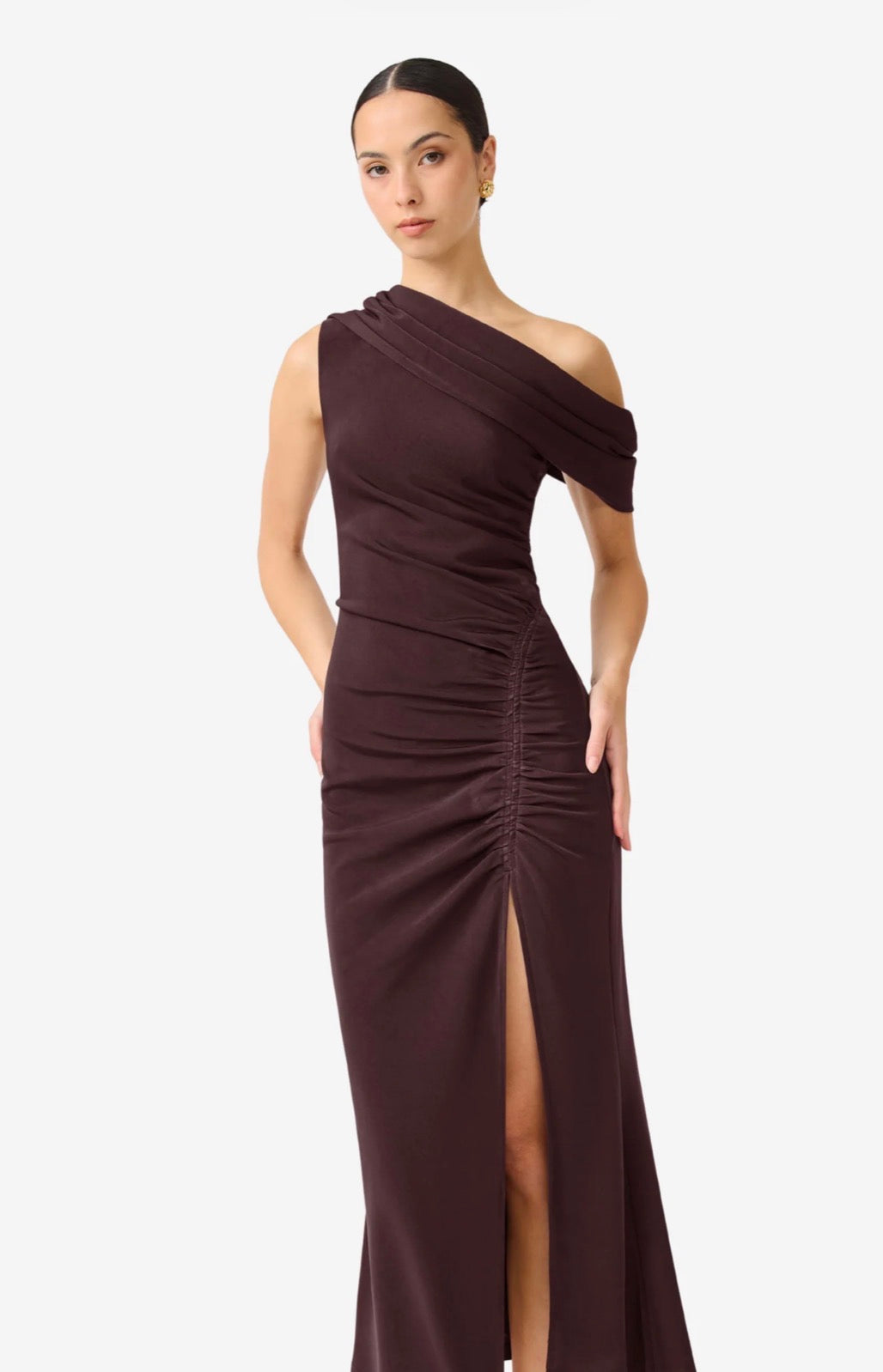 ELLIATT SIMONE ONE SHOULDER MAXI DRESS