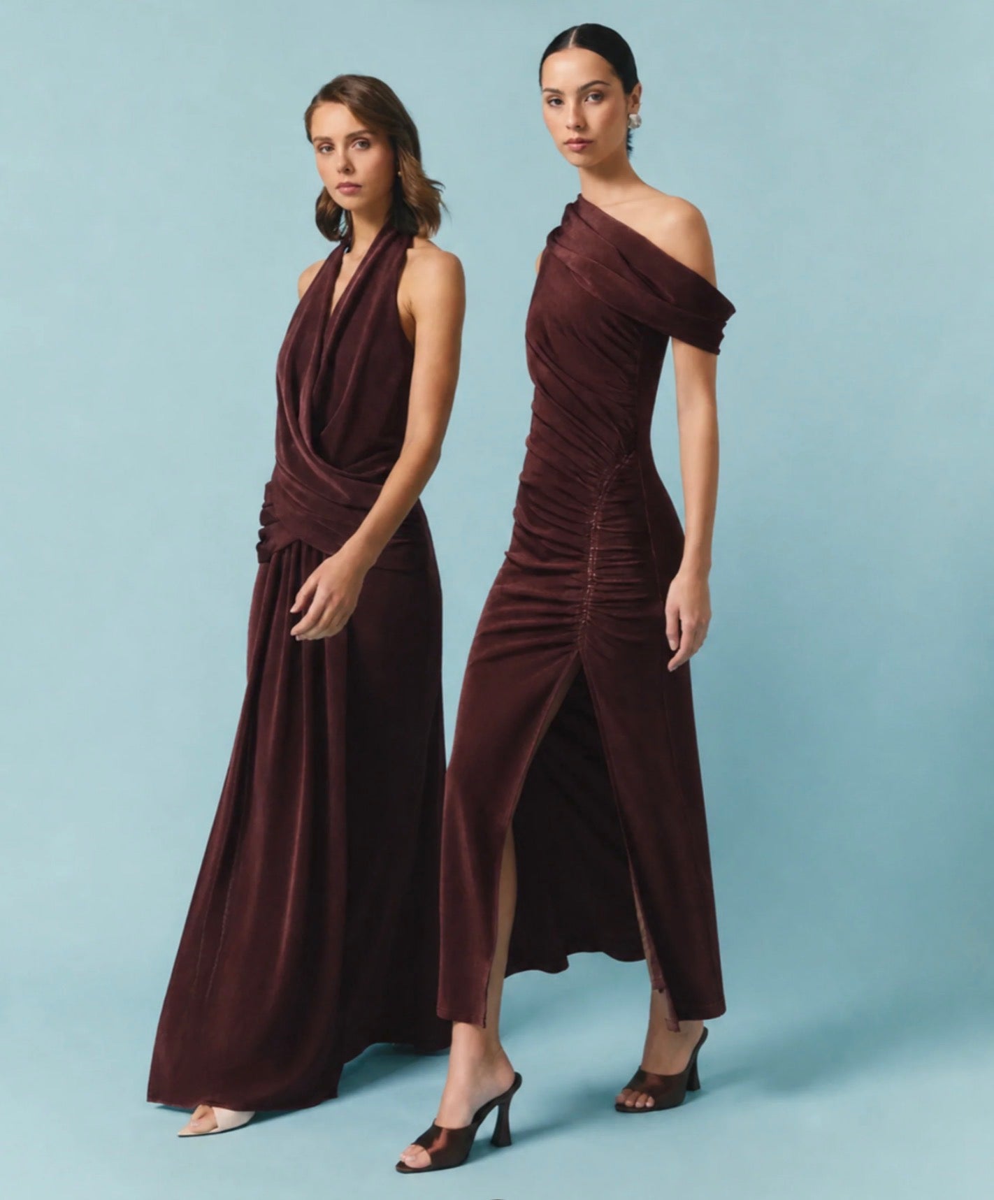 ELLIATT SIMONE ONE SHOULDER MAXI DRESS