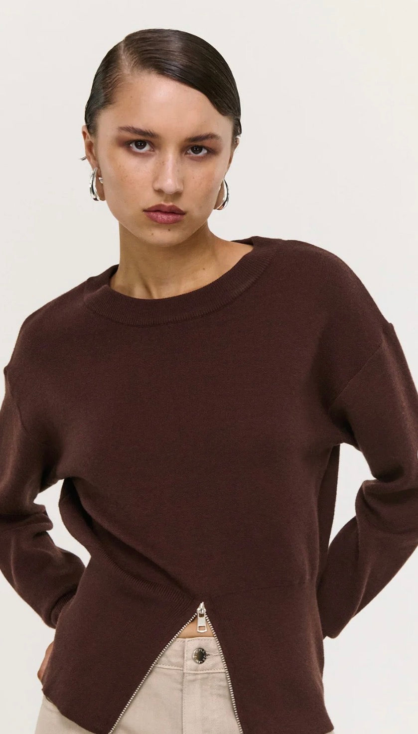 STAPLE ELVIE ZIP KNIT