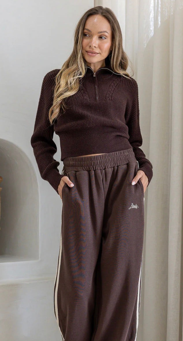 PARLA HALF ZIP TOP