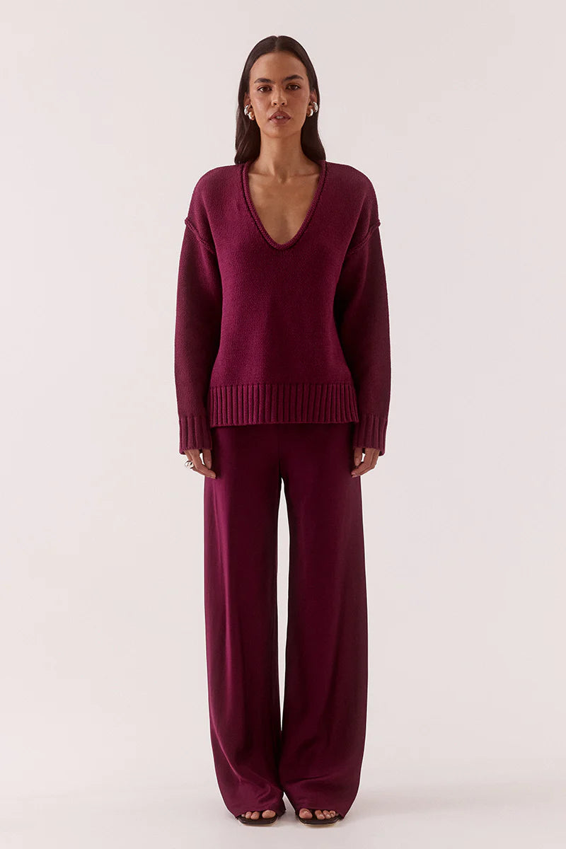 SOVERE BLAKE BIAS CUT PANT
