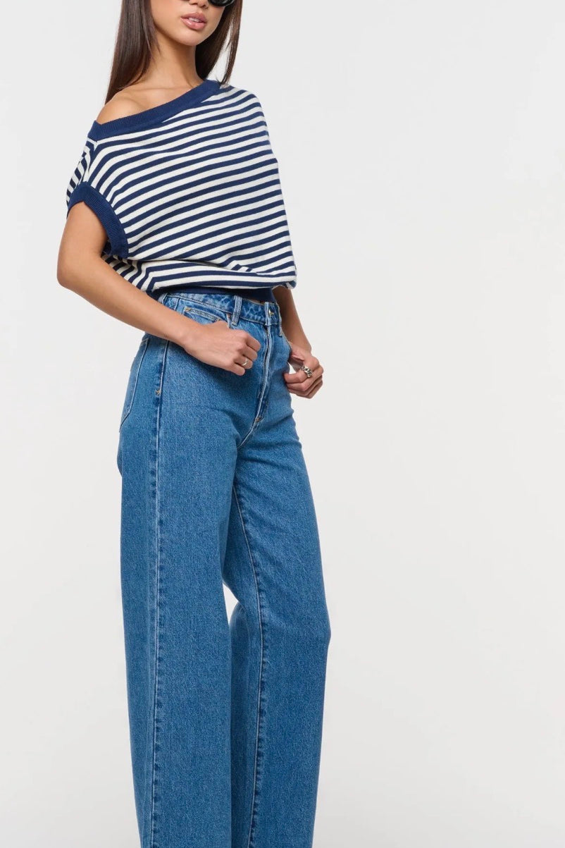 A BRAND EVA HIGH AND WIDE JEAN