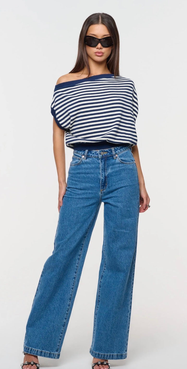 A BRAND EVA HIGH AND WIDE JEAN