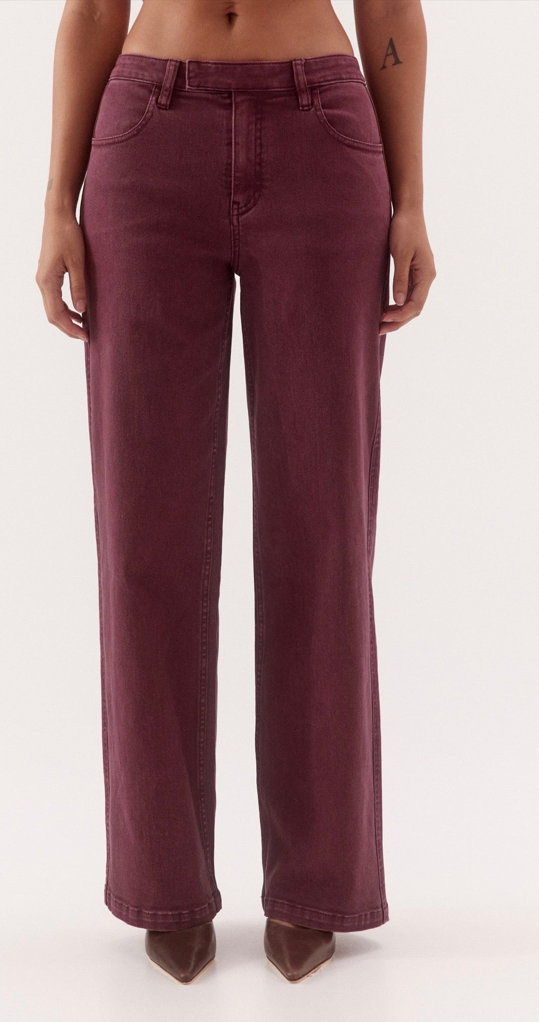 SOVERE BLAINE DENIM JEANS VINO