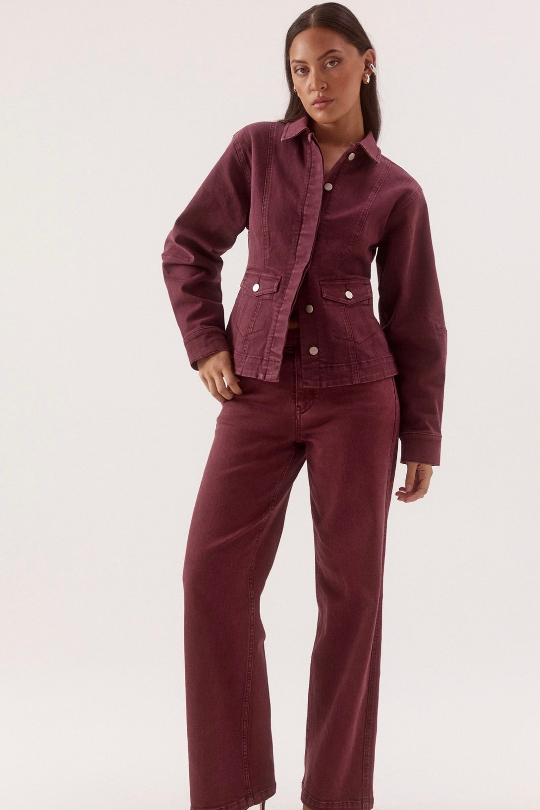SOVERE BLAINE DENIM JEANS VINO