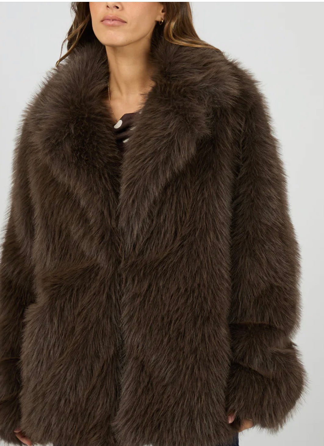 BRANDY FUR COAT