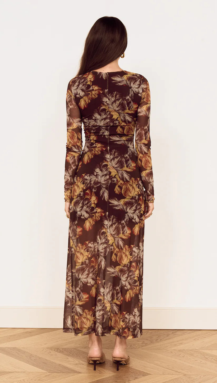 MINKPINK TAHLIA MESH MIDI DRESS