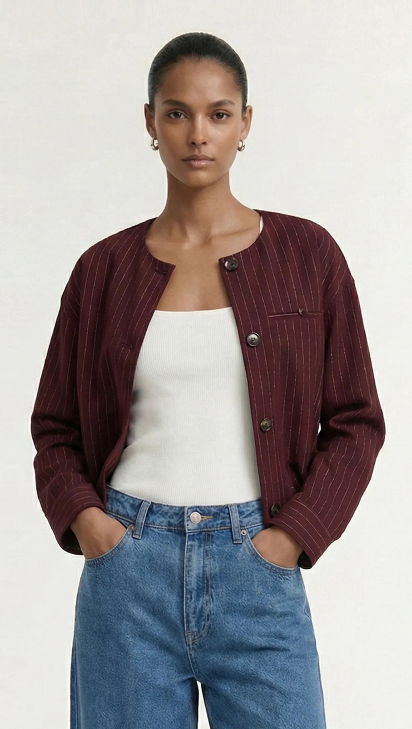 STAPLE REED CROP JACKET