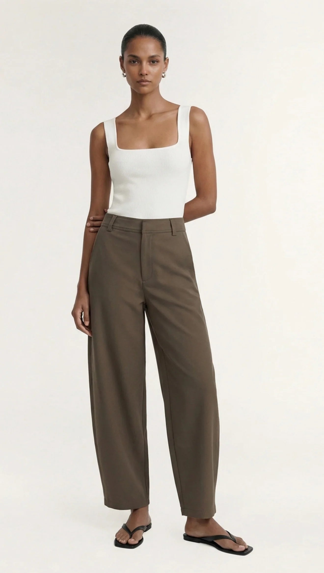 STAPLE ALTO BARREL LEG PANTS