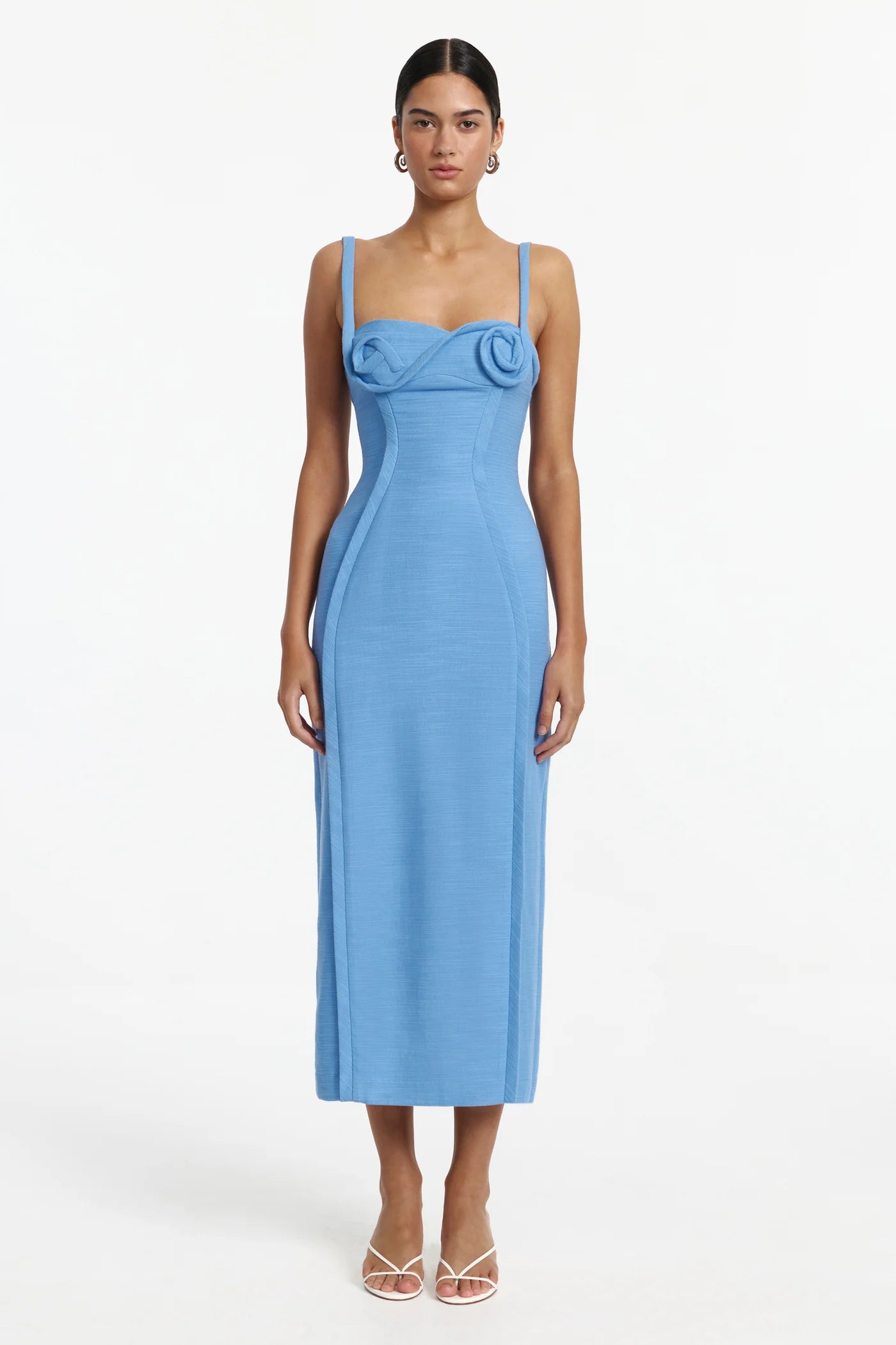 VANESA SCULPTED BUSTIER MAXI DRESS