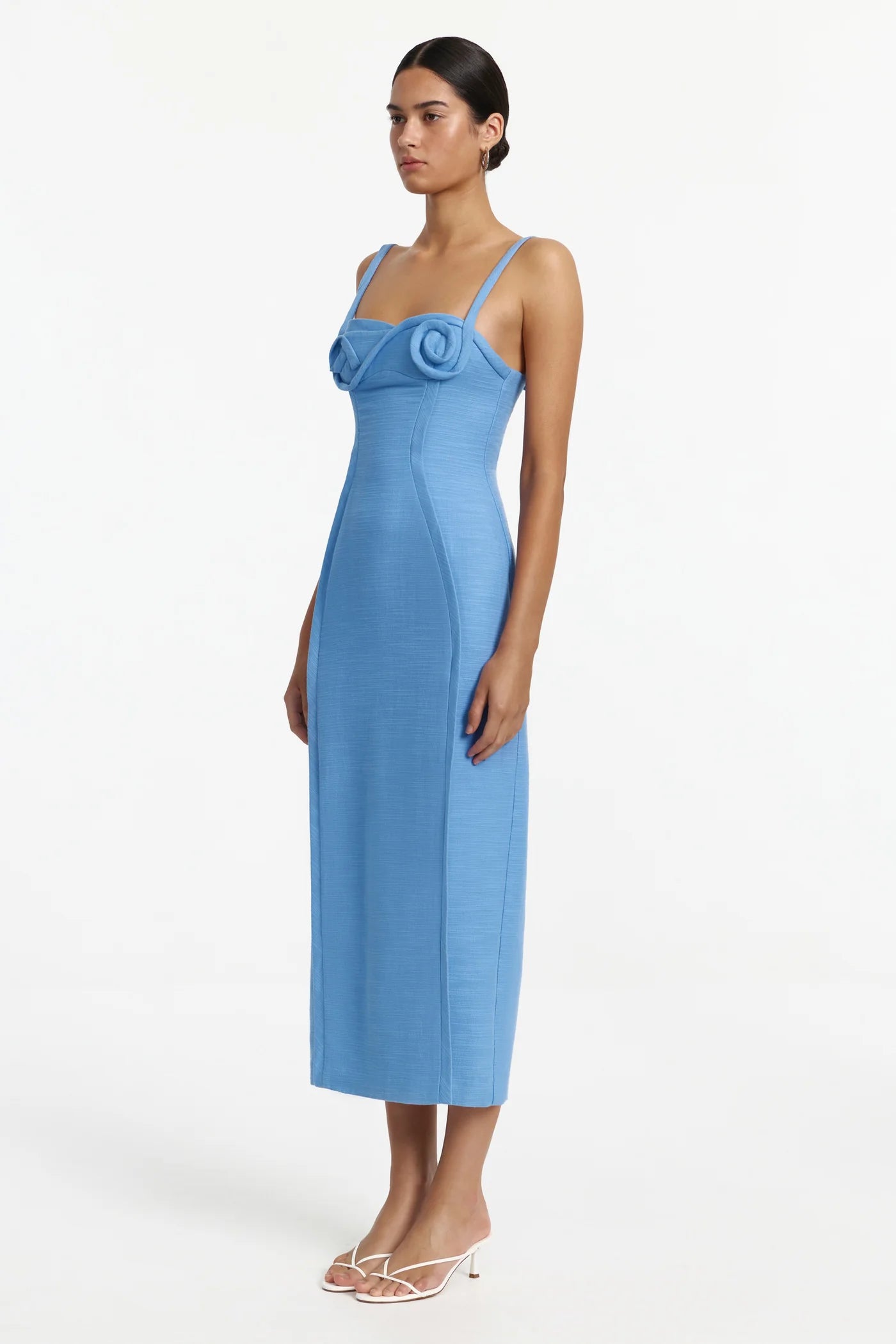VANESA SCULPTED BUSTIER MAXI DRESS
