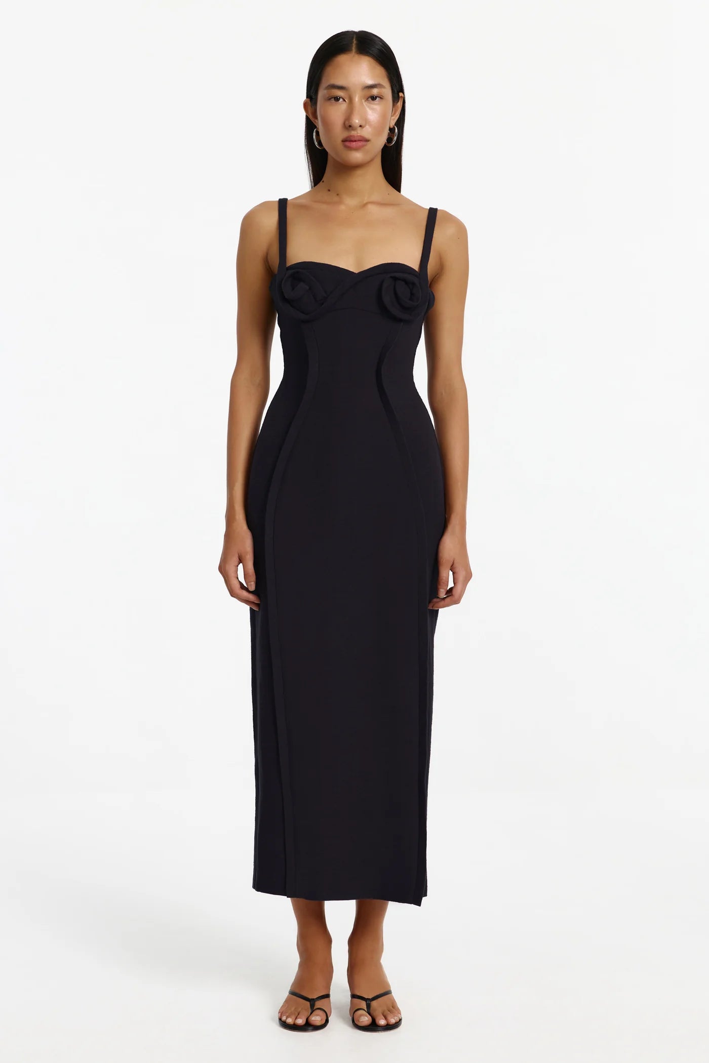 VANESA SCULPTED BUSTIER MAXI DRESS
