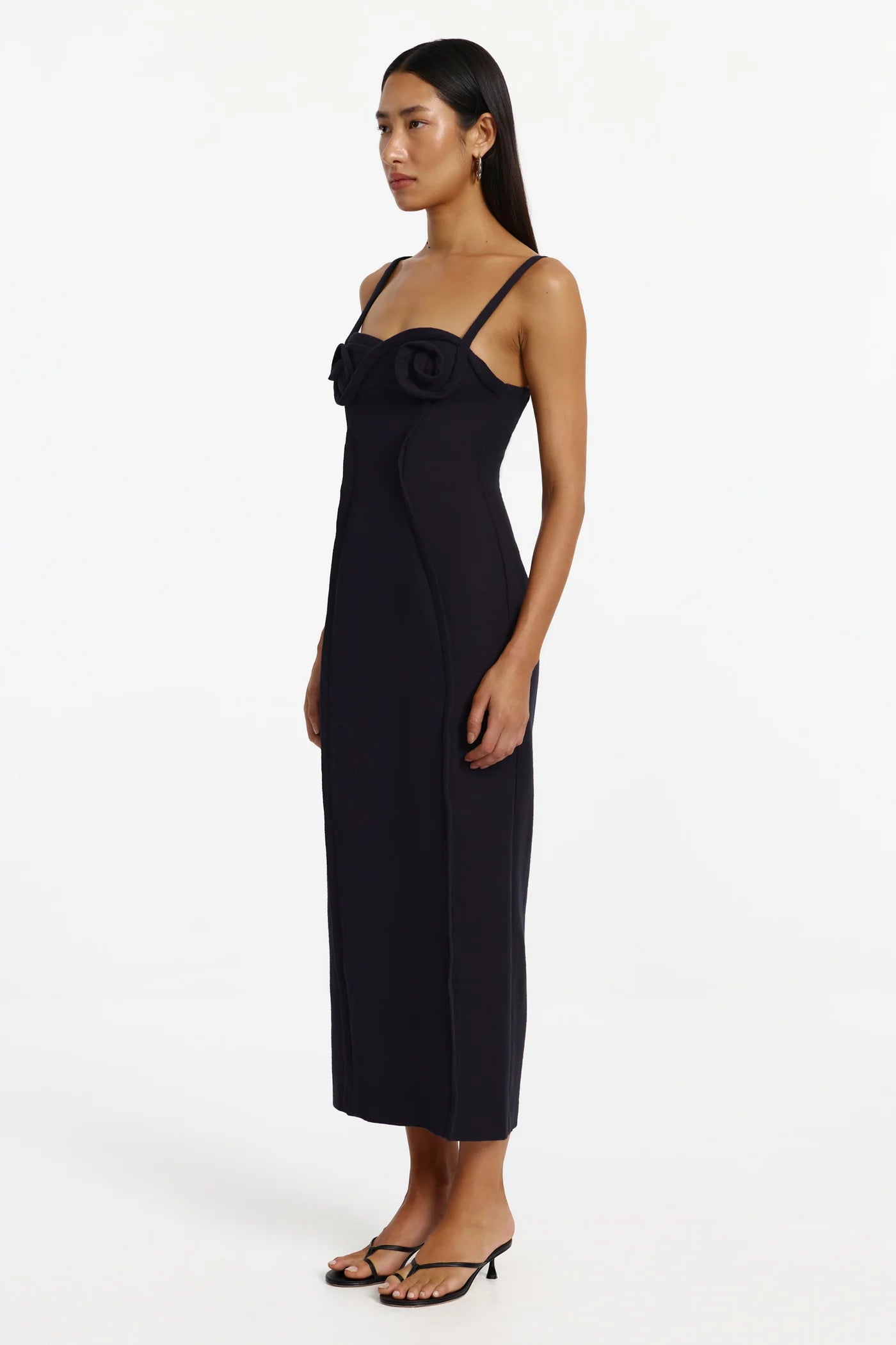 VANESA SCULPTED BUSTIER MAXI DRESS