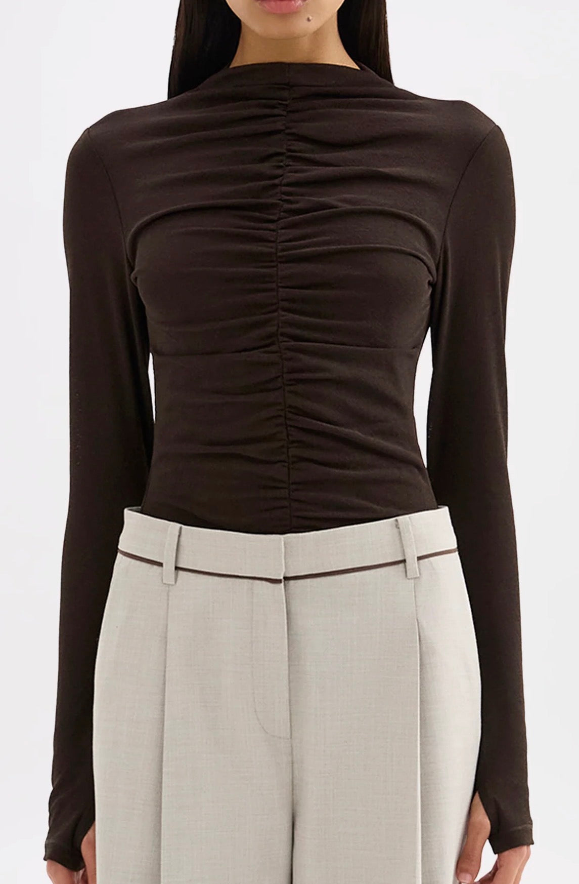 NUDE LUCY MARTI MESH TOP